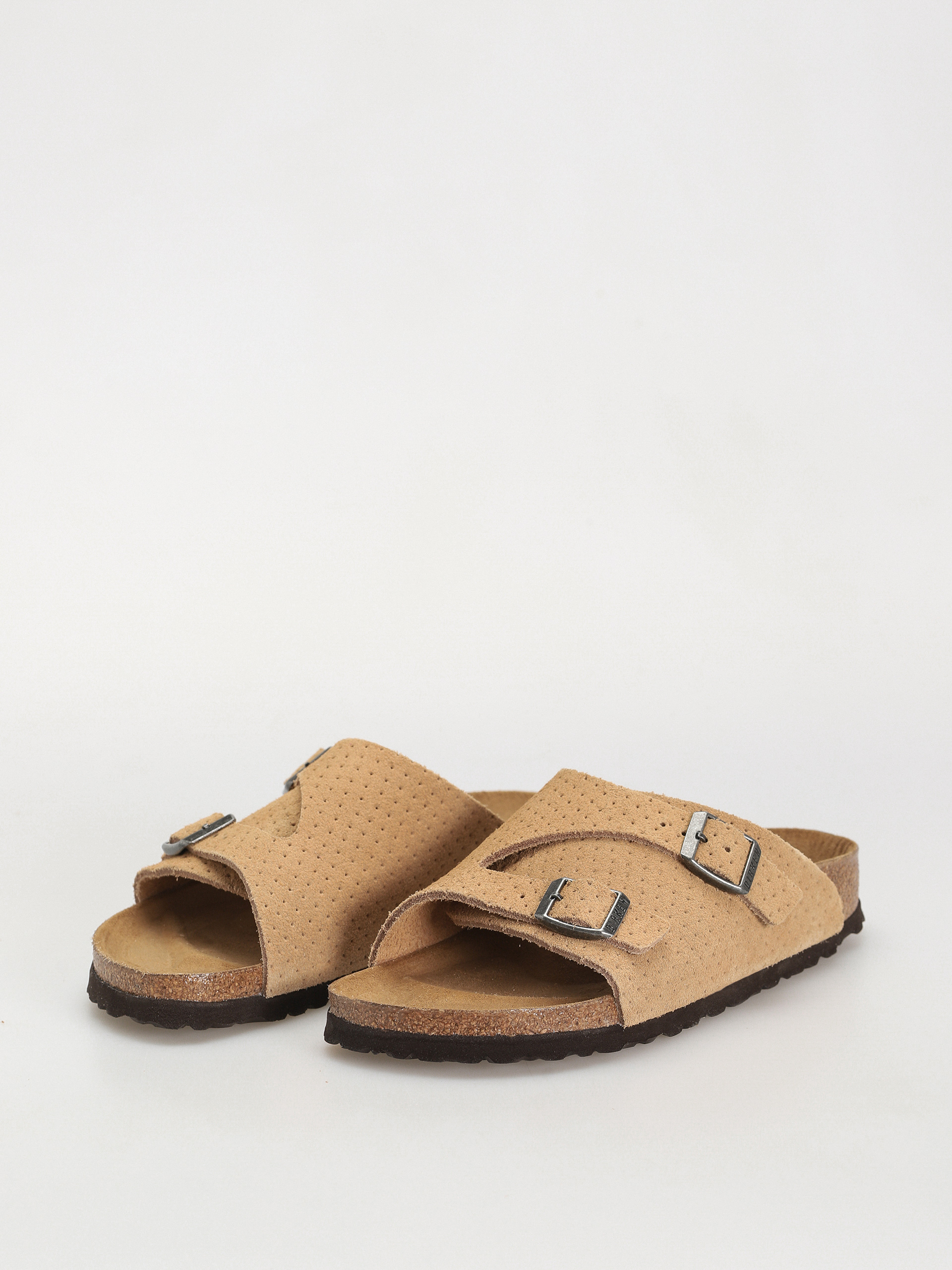 Чехли Birkenstock Zurich Suede Embossed Narrow Wmn (emboss dots new beige)