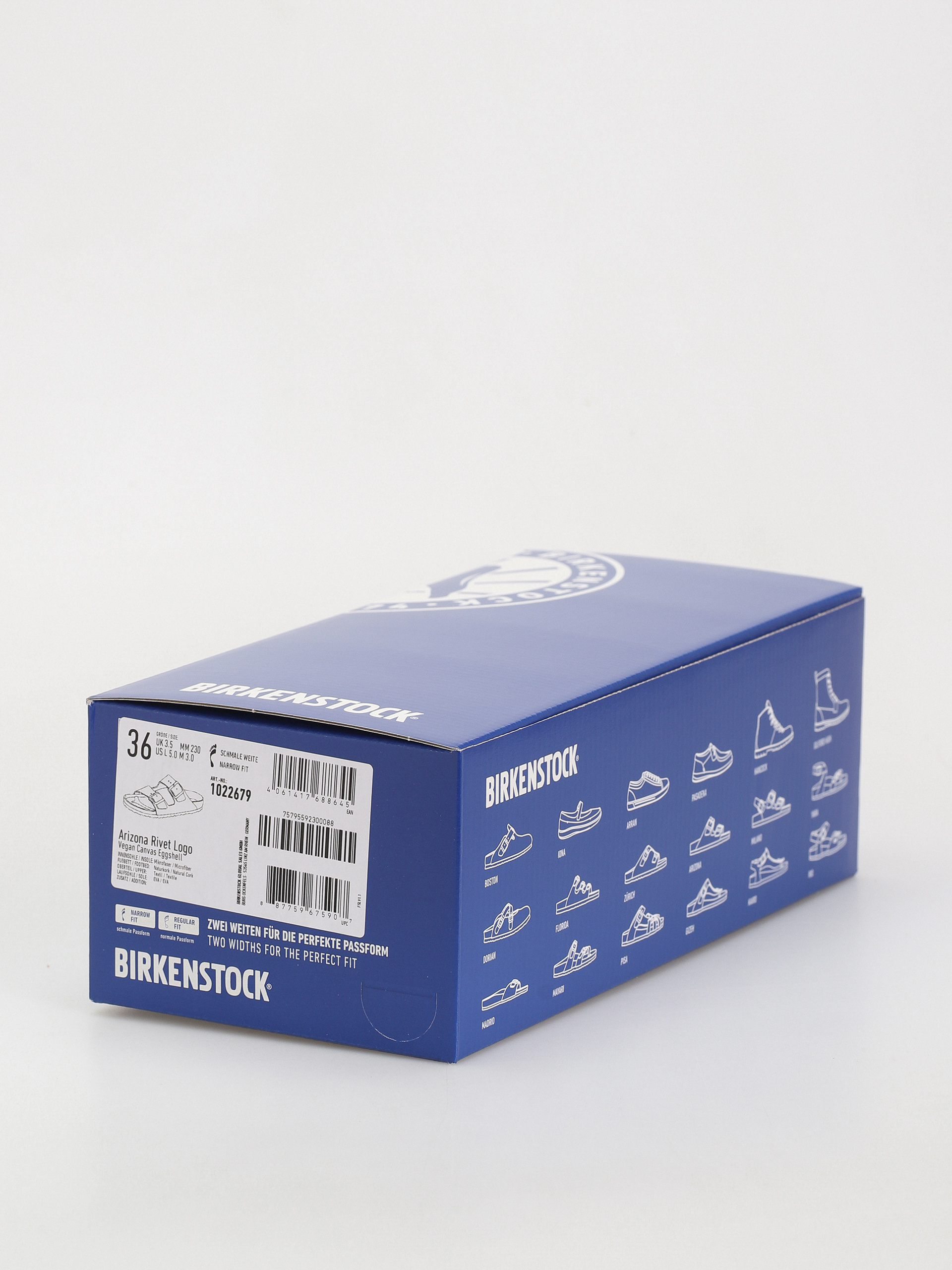 Чехли Birkenstock Arizona Vegan Narrow Wmn (eggshell)