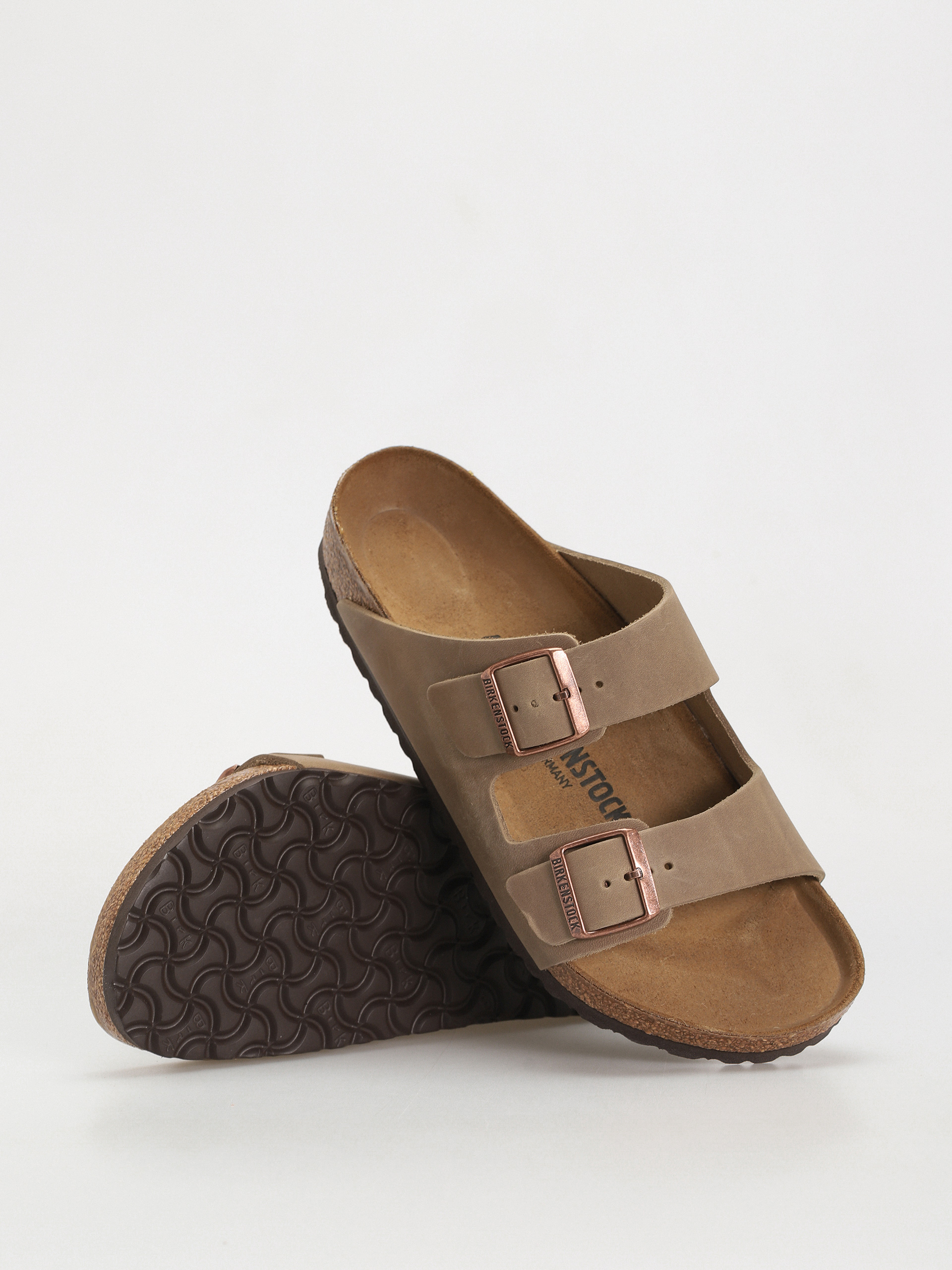 Чехли Birkenstock Arizona Oiled Leather Regular (tobacco brown)