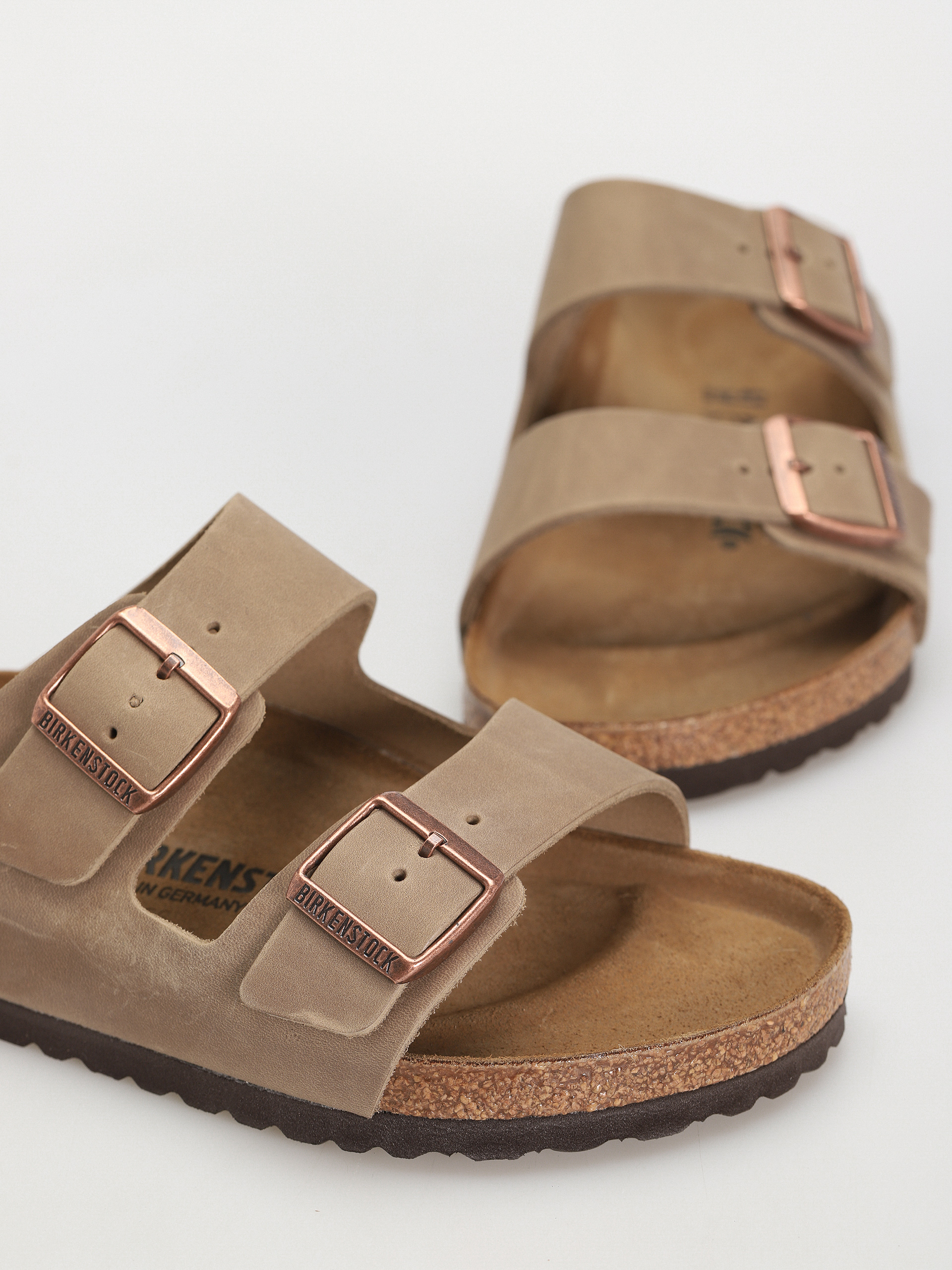 Чехли Birkenstock Arizona Oiled Leather Regular (tobacco brown)