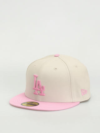 Шапка с козирка New Era White Crown 59Fifty Los Angeles Dodgers (pink/ivory)