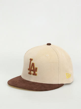 Шапка с козирка New Era Cord 59Fifty Los Angeles Dodgers (brown/stone)