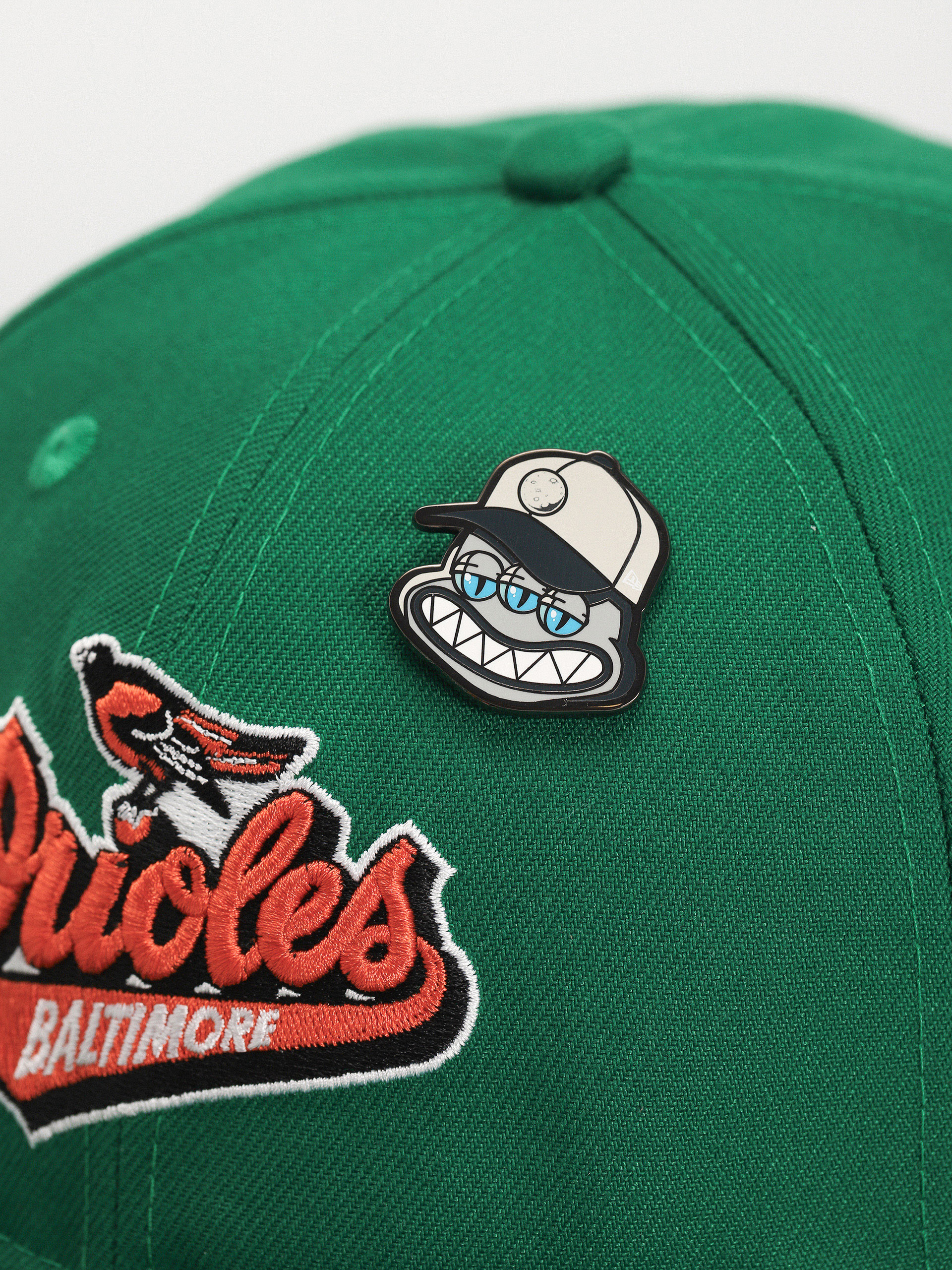 Шапка с козирка New Era MLB Coop Pin 59Fifty RC Baltimore Orioles (green)