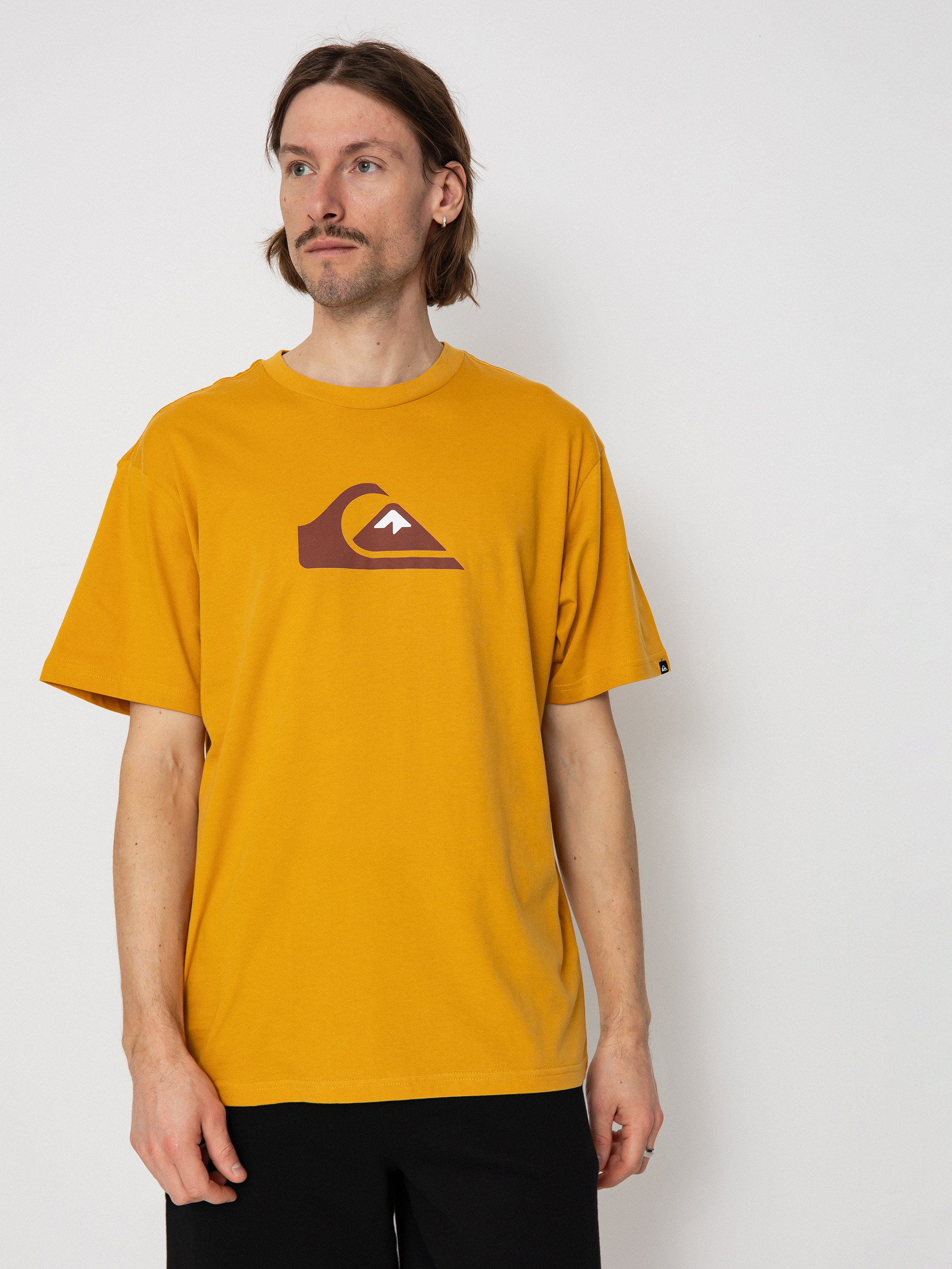 Тениска Quiksilver Comp Logo (mustard)