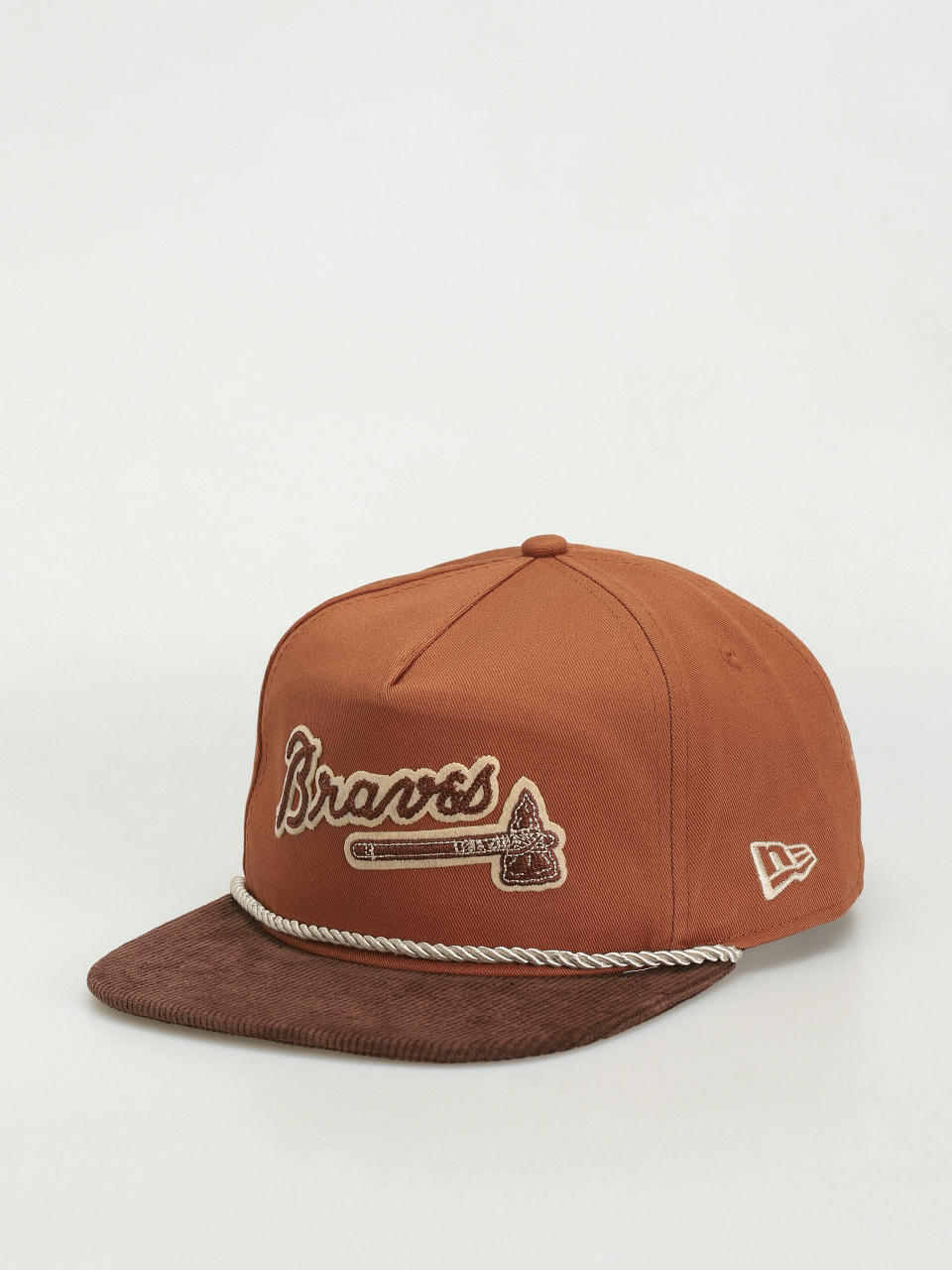 Шапка с козирка New Era Cord Golfer Atlanta Braves (brown/orange)