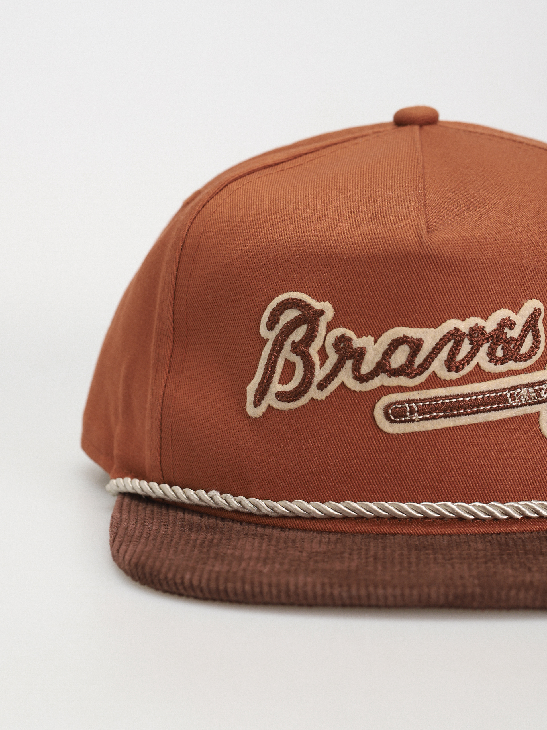 Шапка с козирка New Era Cord Golfer Atlanta Braves (brown/orange)