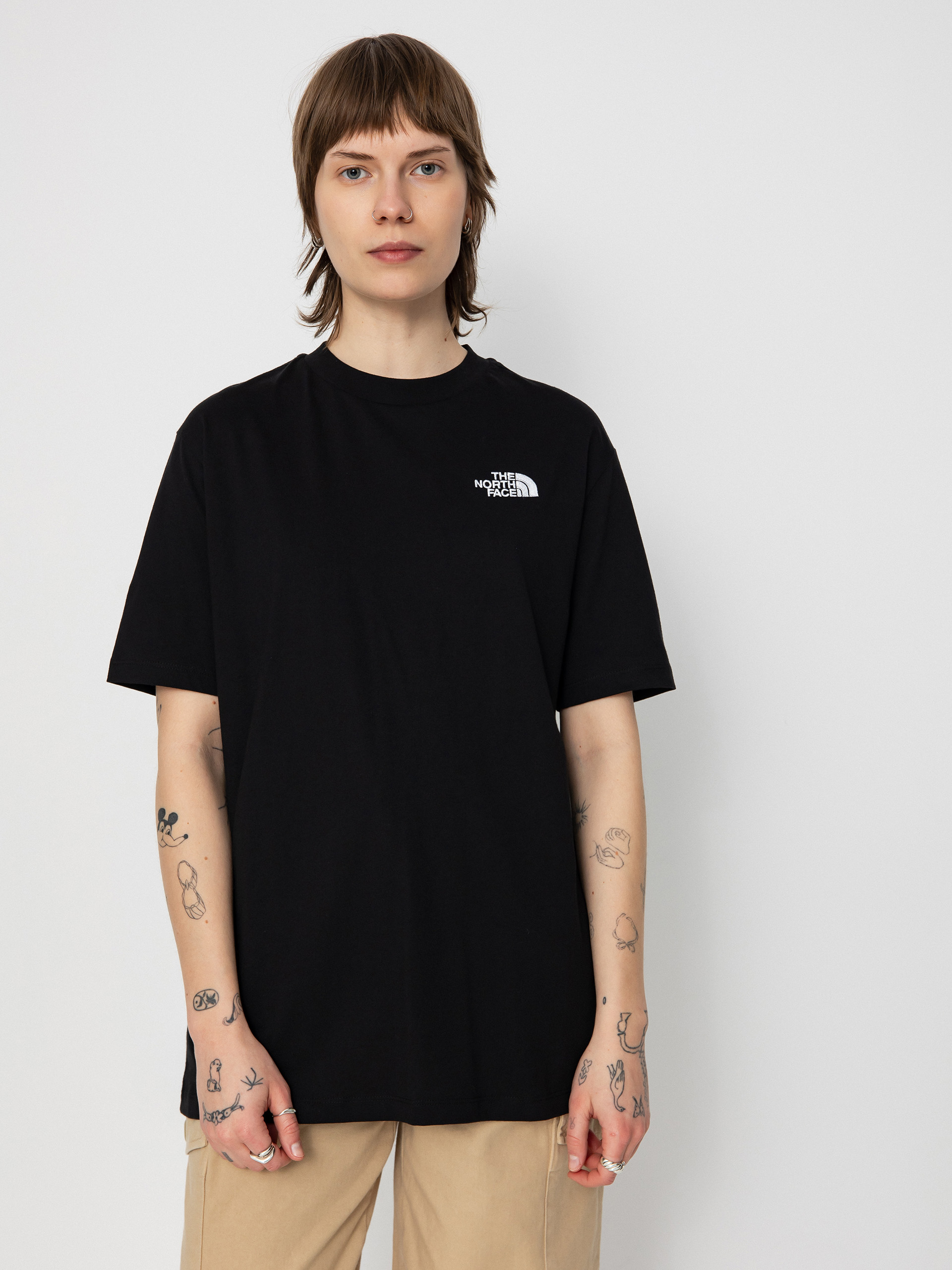 Тениска The North Face Essential Oversize Wmn (tnf black)