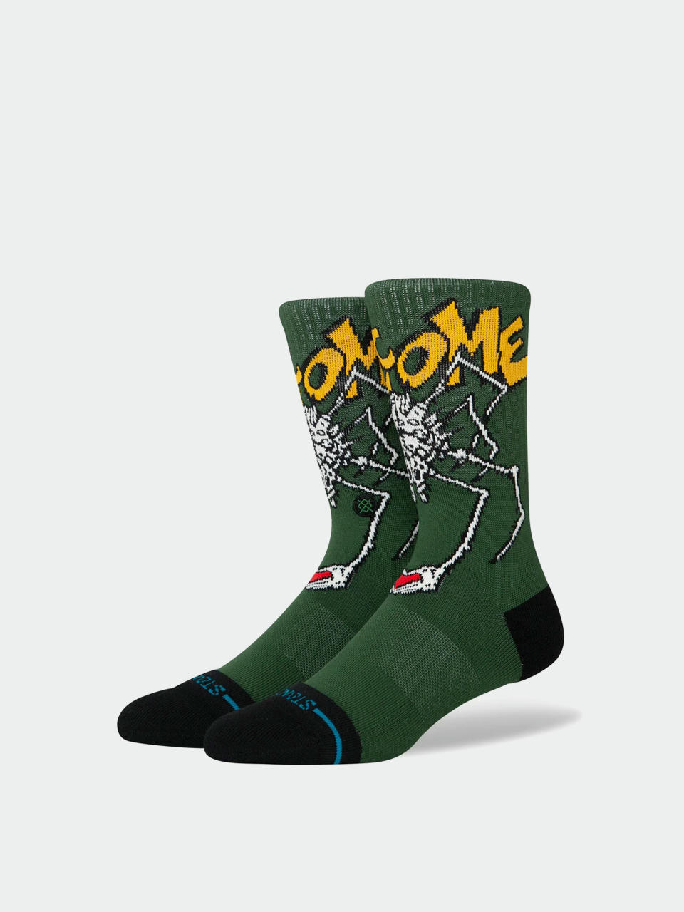 Чорапи Stance Welcome Wilbur Crew (green)