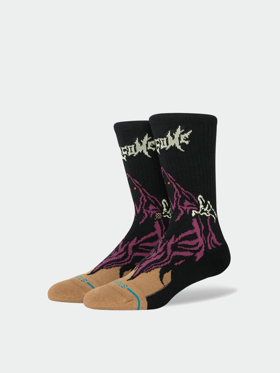 Чорапи Stance Welcome Skelly Crew (black)