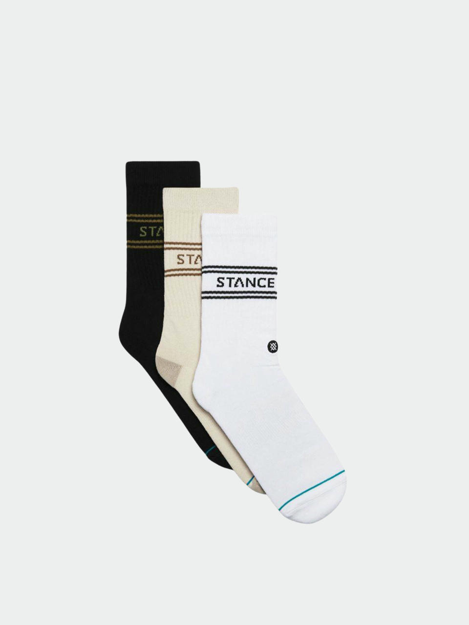 Чорапи Stance Basic 3 Pack Crew (oatmeal)