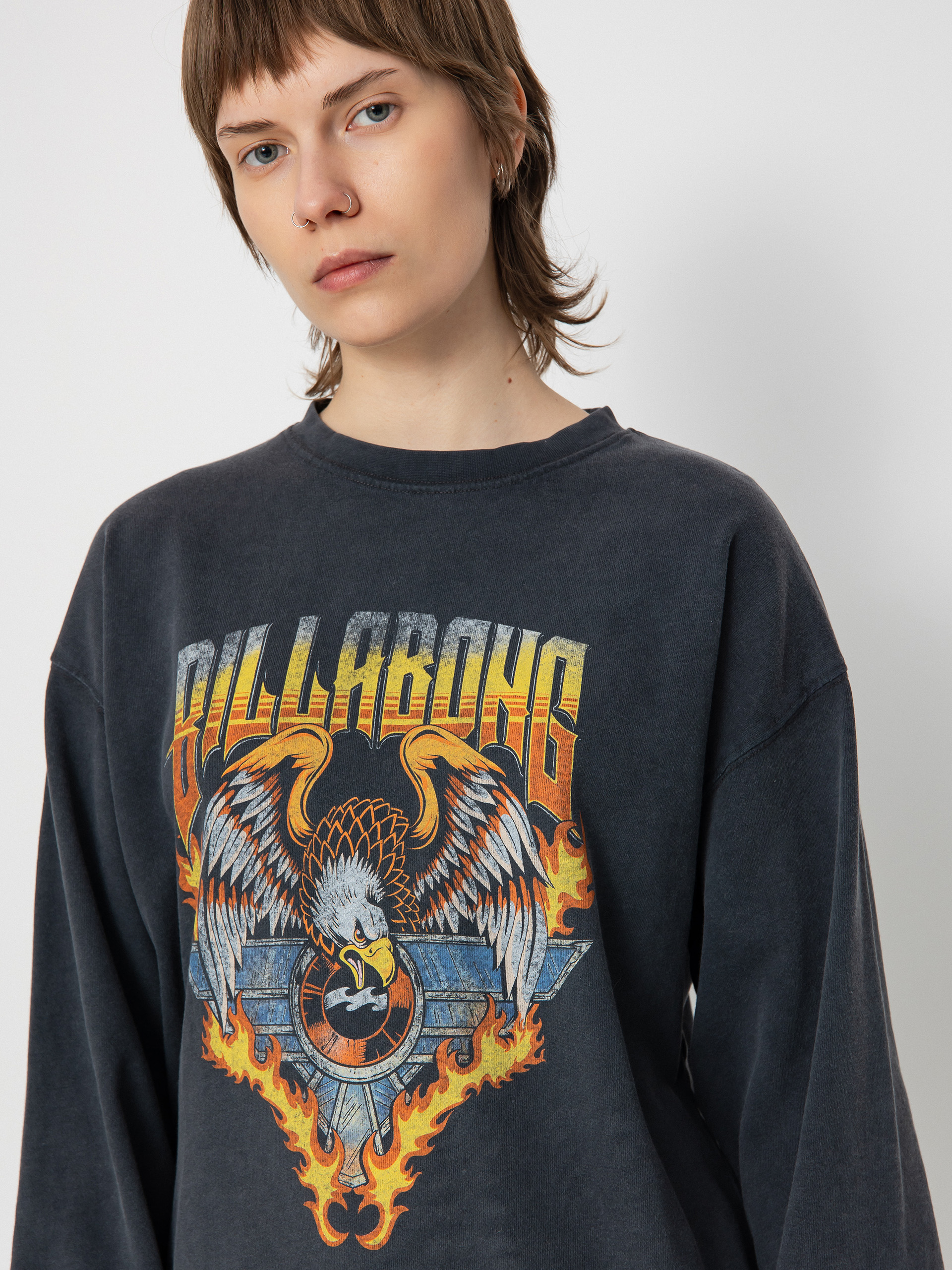 Суитшърт Billabong Thunder Crew Wmn (off black)