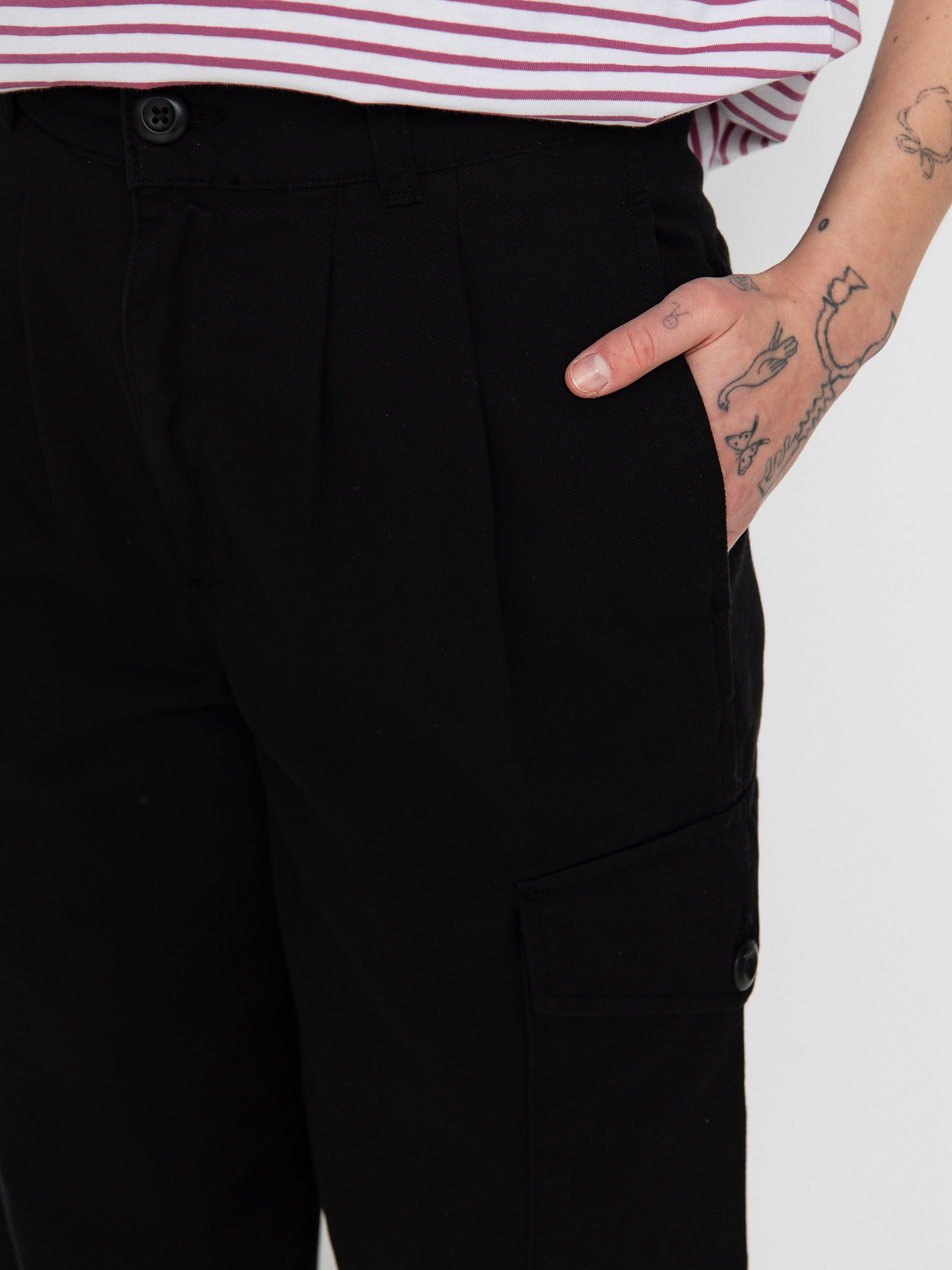 Панталони Carhartt WIP Collins Wmn (black)