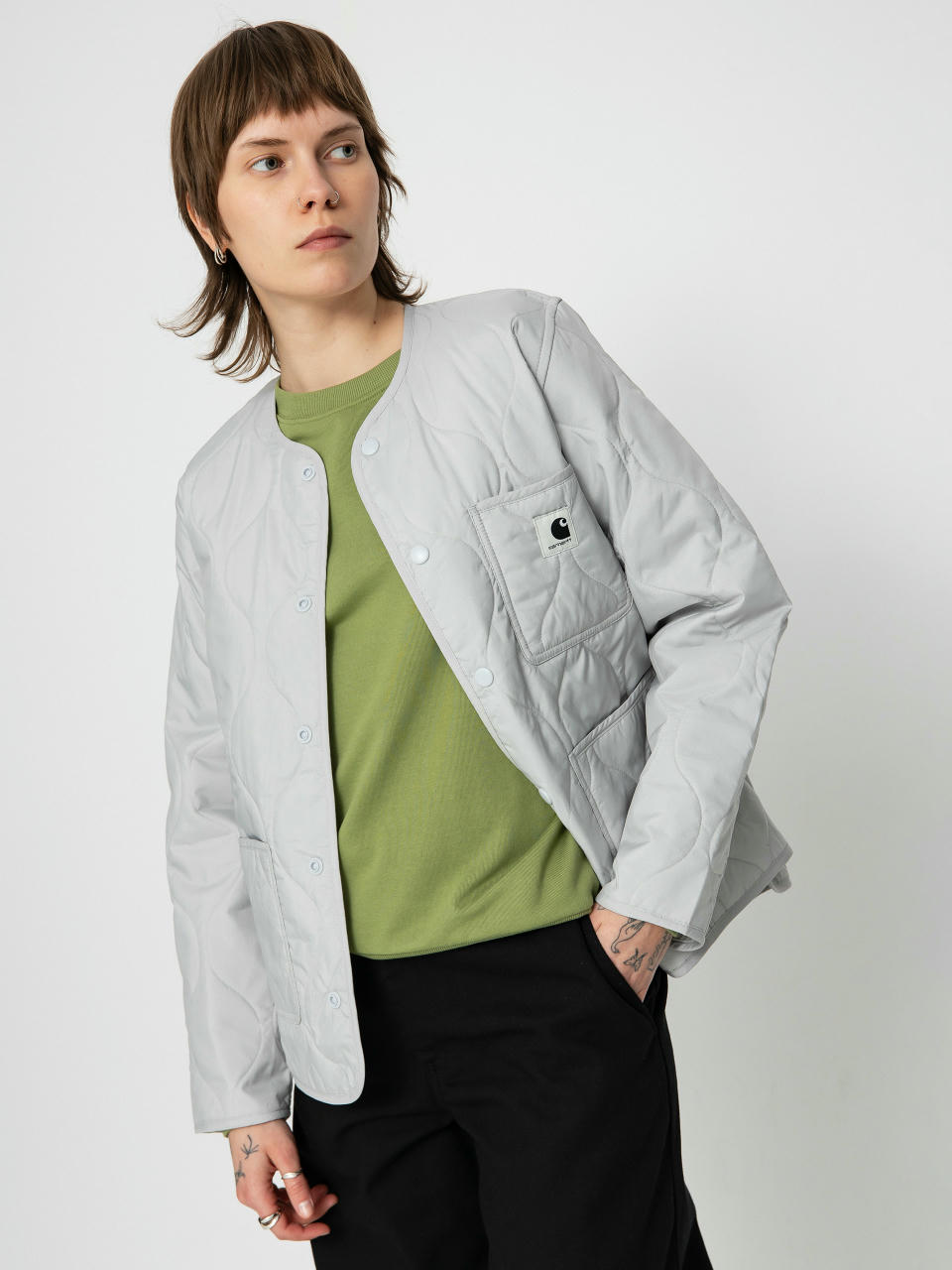 Яке Carhartt WIP Skyler Liner Wmn (sonic silver)