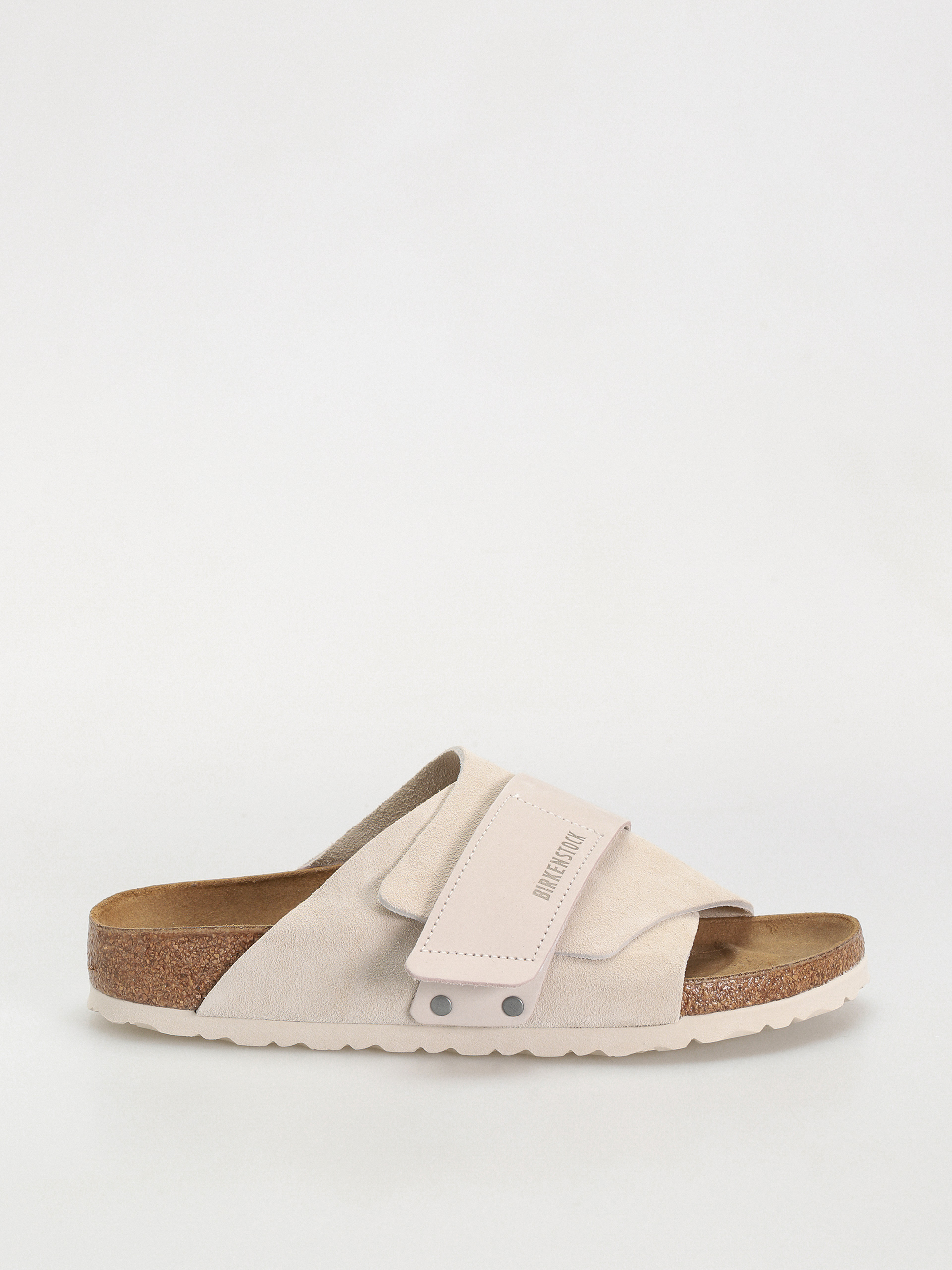 u0427u0435u0445u043bu0438 Birkenstock Kyoto Nubuck Suede Leather Narrow Wmn (antique white)