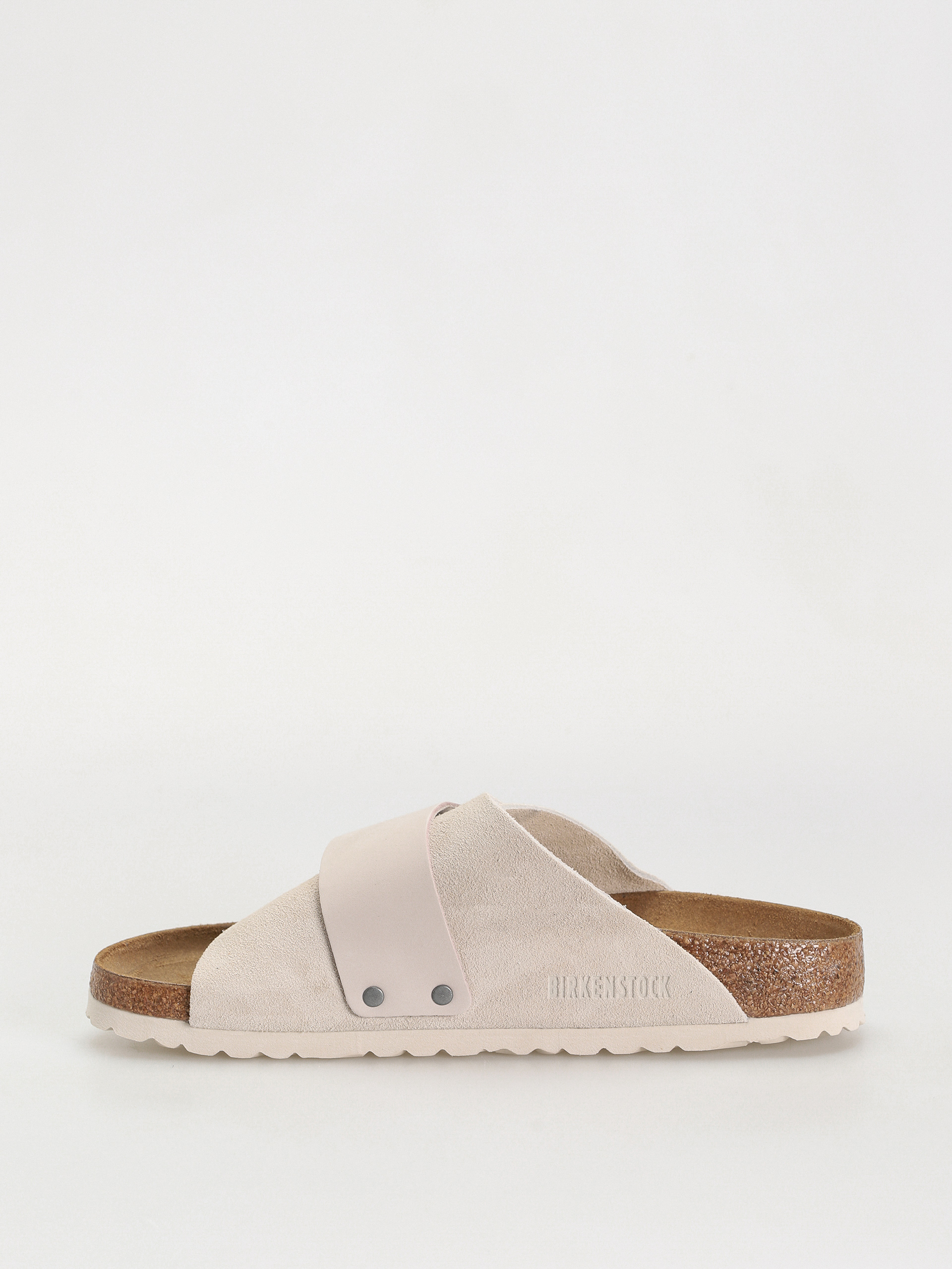 Чехли Birkenstock Kyoto Nubuck Suede Leather Narrow Wmn (antique white)