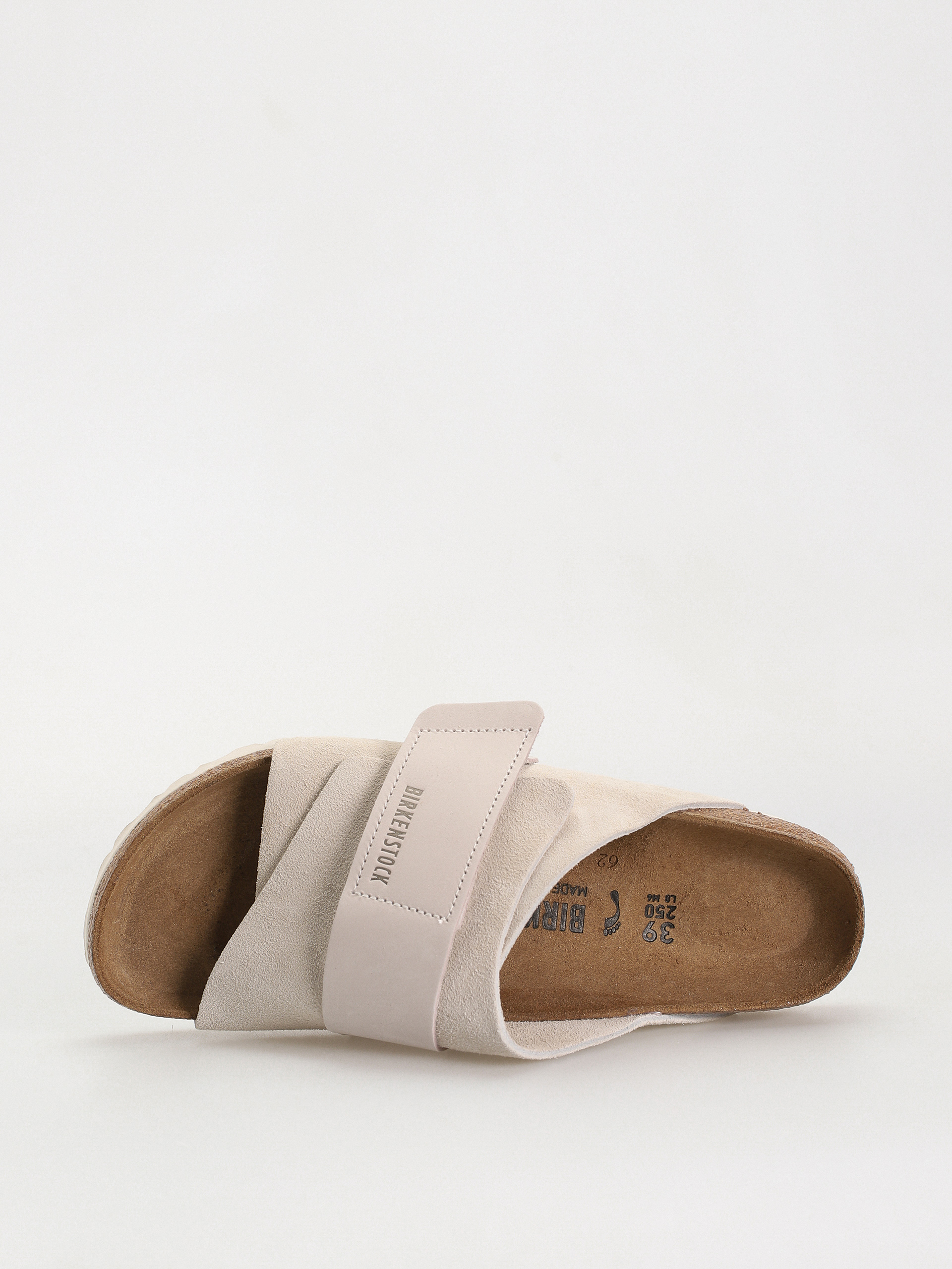 Чехли Birkenstock Kyoto Nubuck Suede Leather Narrow Wmn (antique white)