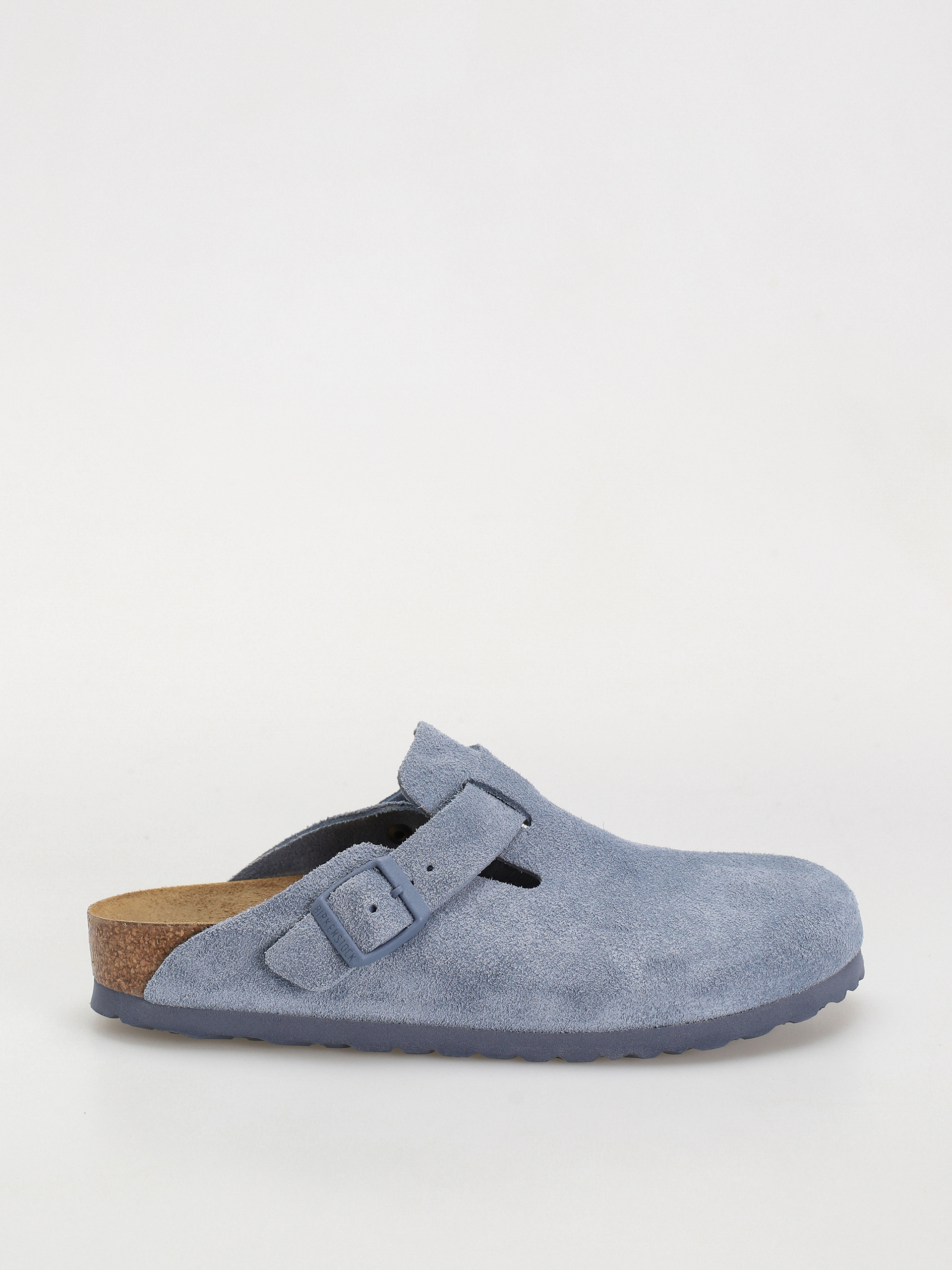 Чехли Birkenstock Boston Suede Leather Narrow Wmn (elemental blue)