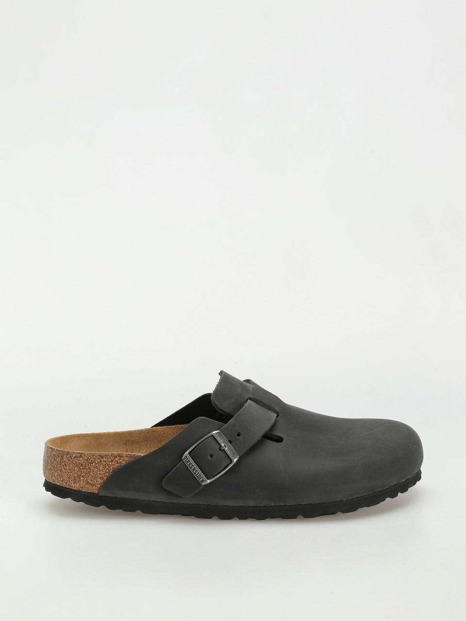 Чехли Birkenstock Boston Oiled Leather Narrow Wmn (black)