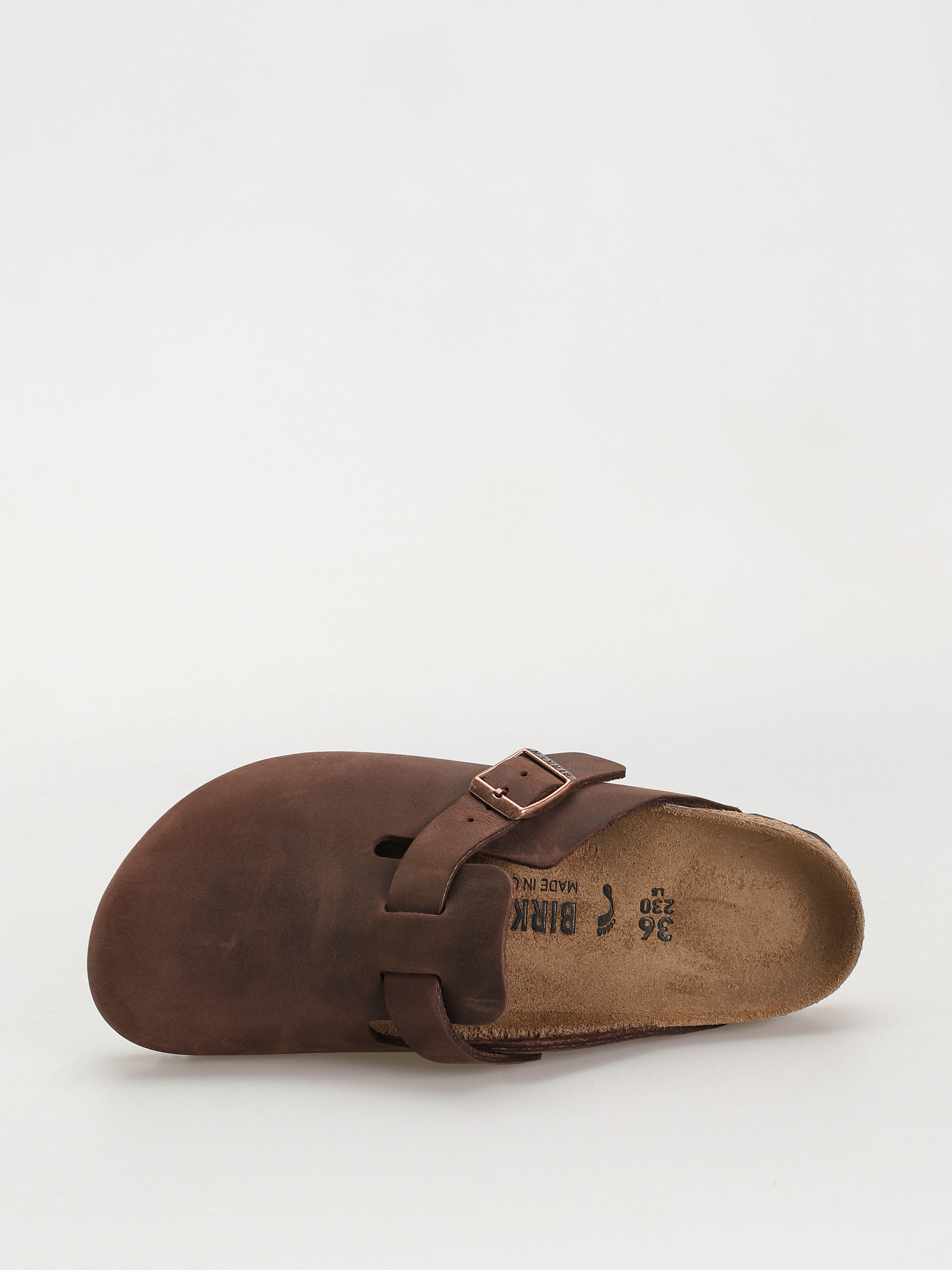Чехли Birkenstock Boston Oiled Leather Narrow Wmn (habana)
