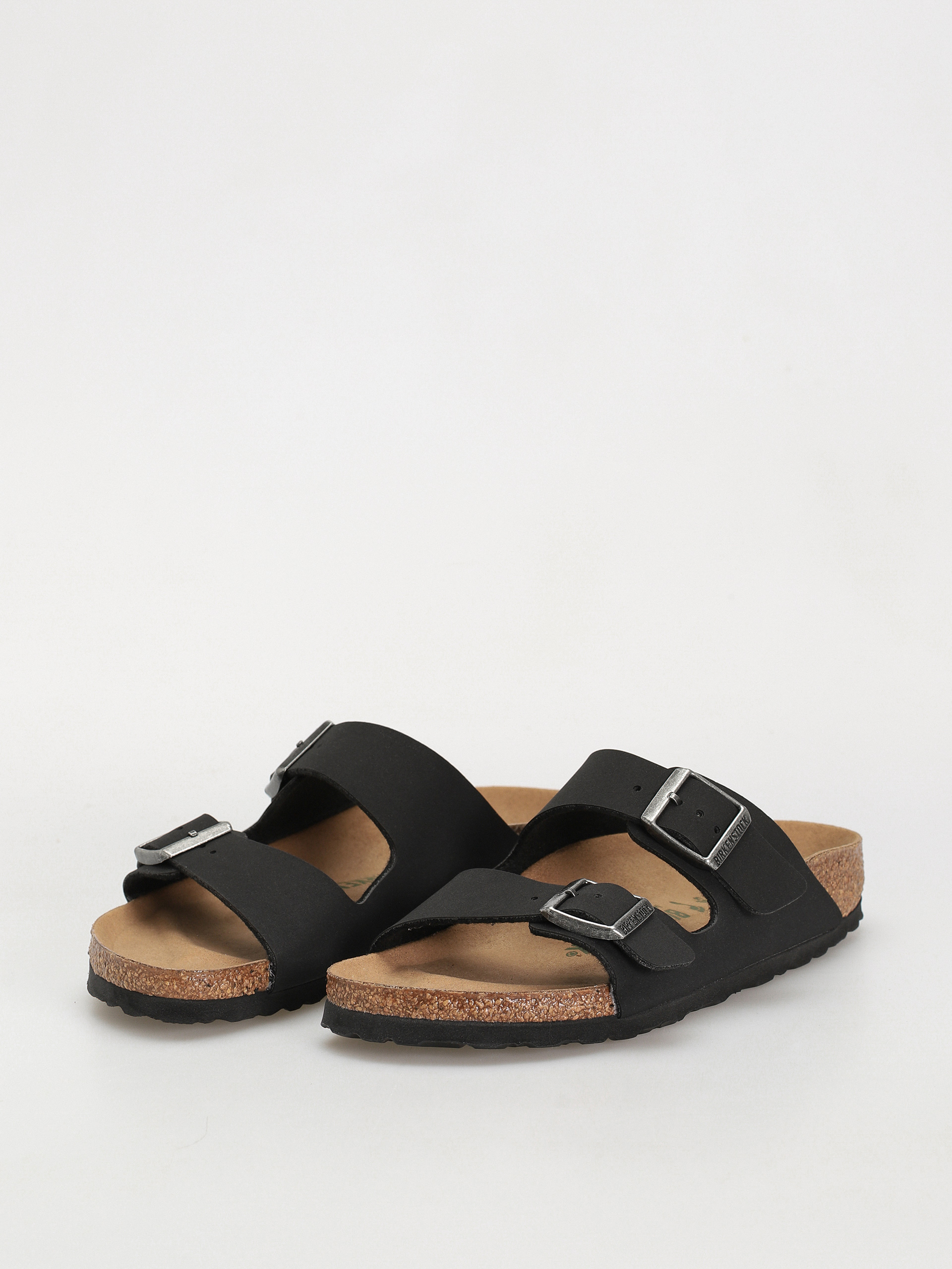 Чехли Birkenstock Arizona Birko Flor Nubuck Narrow Wmn (black)