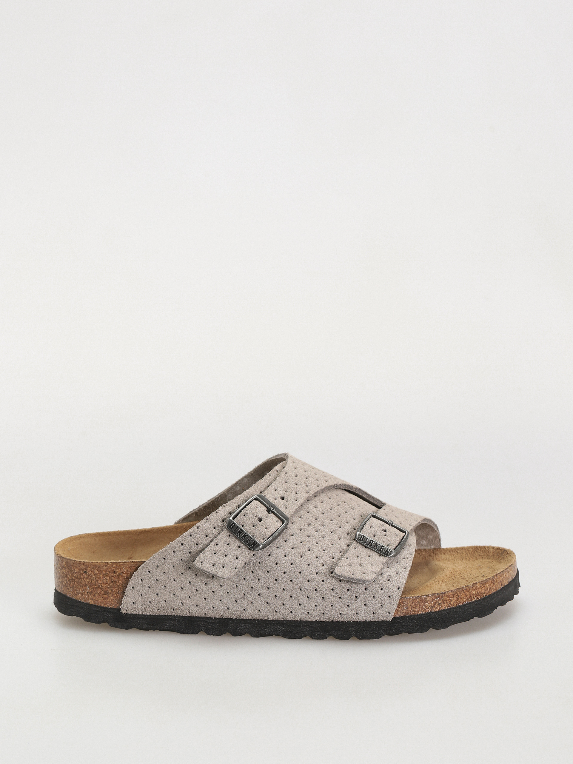 u0427u0435u0445u043bu0438 Birkenstock Zurich Suede Embossed Narrow Wmn (emboss dots stone coin)