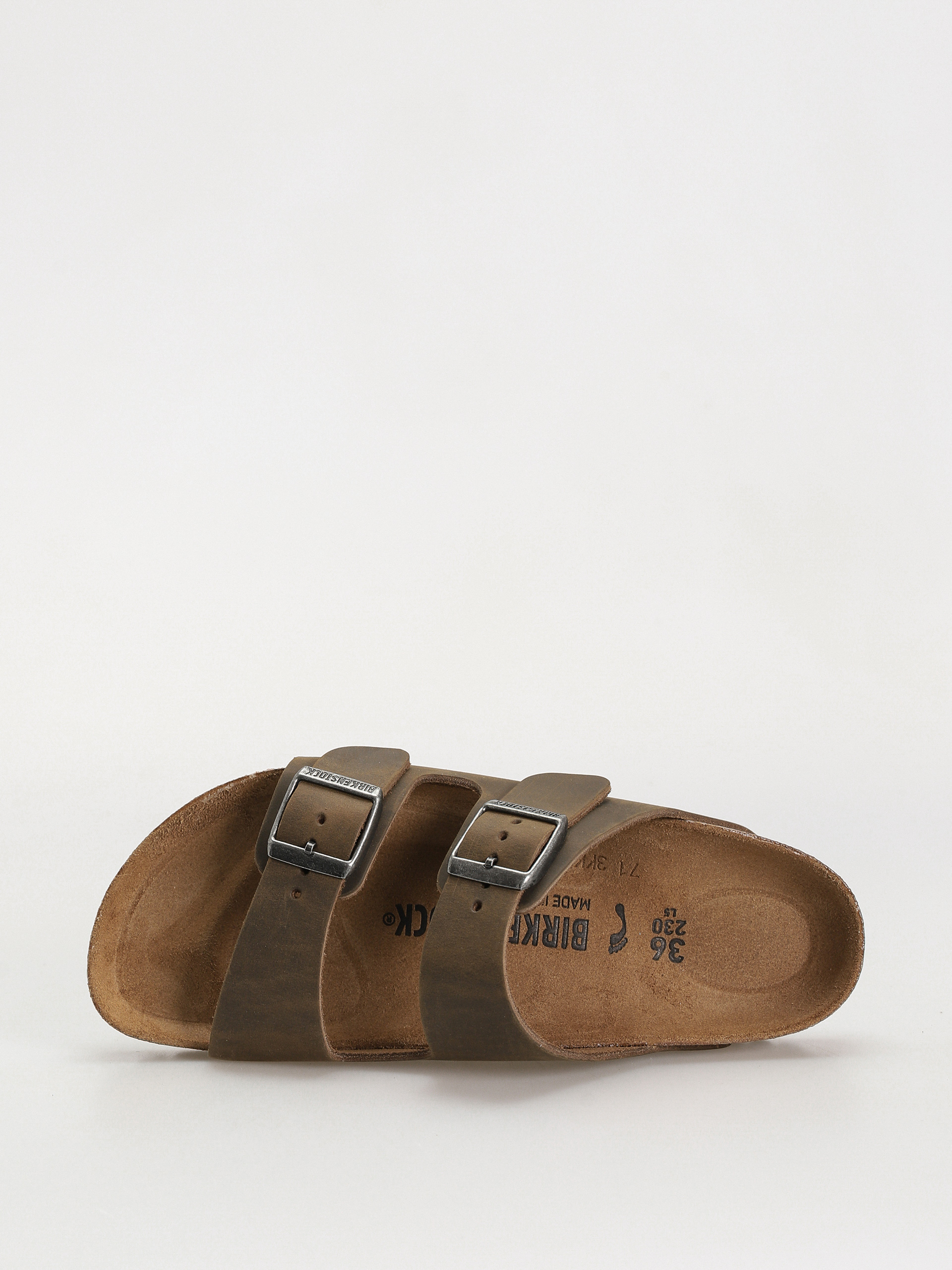 Чехли Birkenstock Arizona Oiled Leather Narrow Wmn (faded khaki)