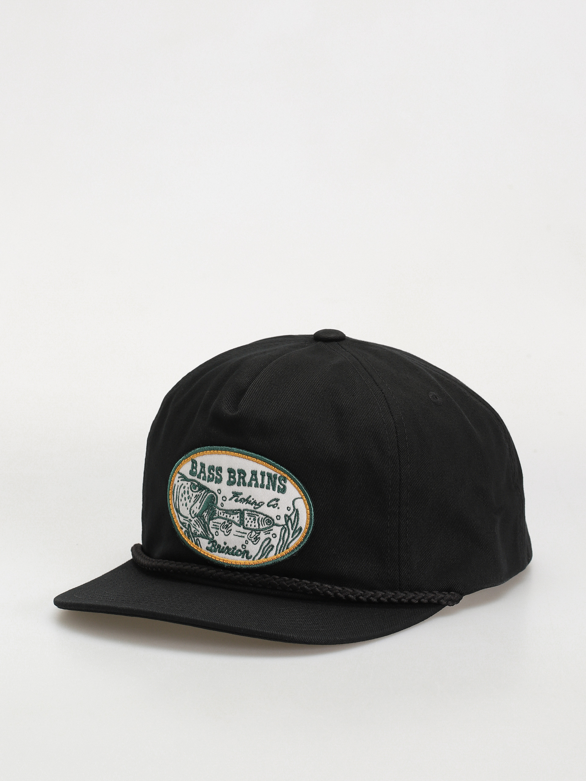 Шапка с козирка Brixton Bass Brains Swim Hp Snapback (black)