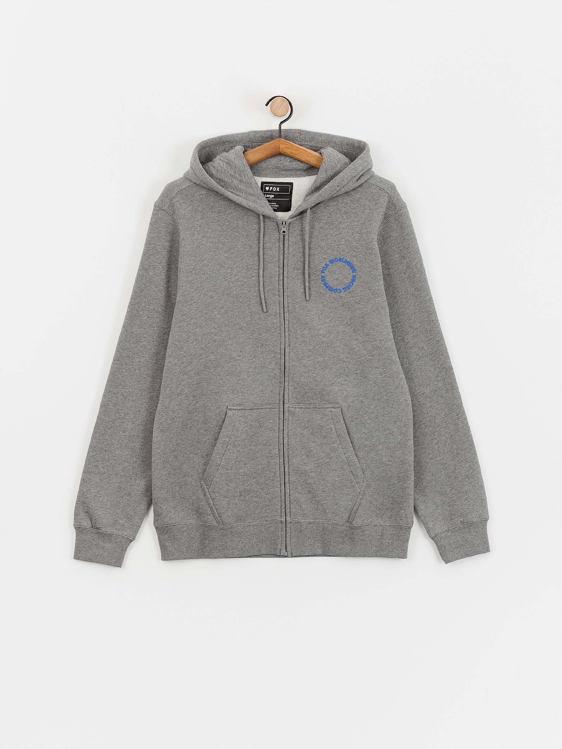 Суитшърт с качулка Fox Next Level ZHD (heather graphite)