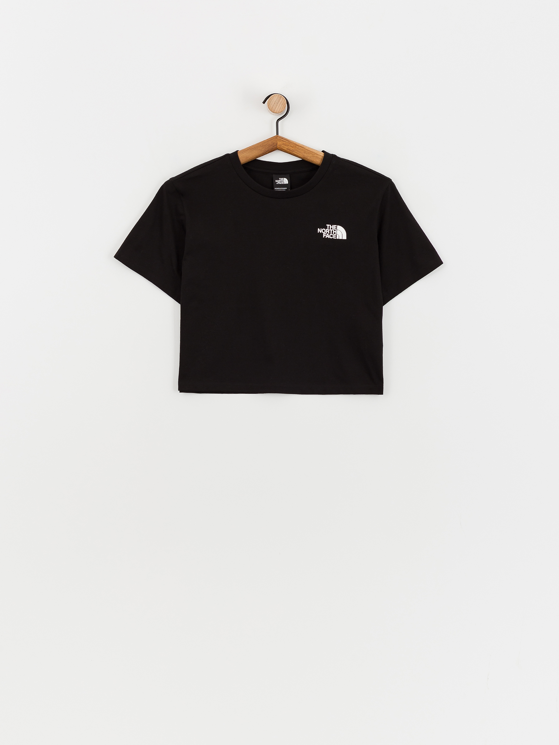 Тениска The North Face Simple Dome Cropped Slim Wmn (tnf black)