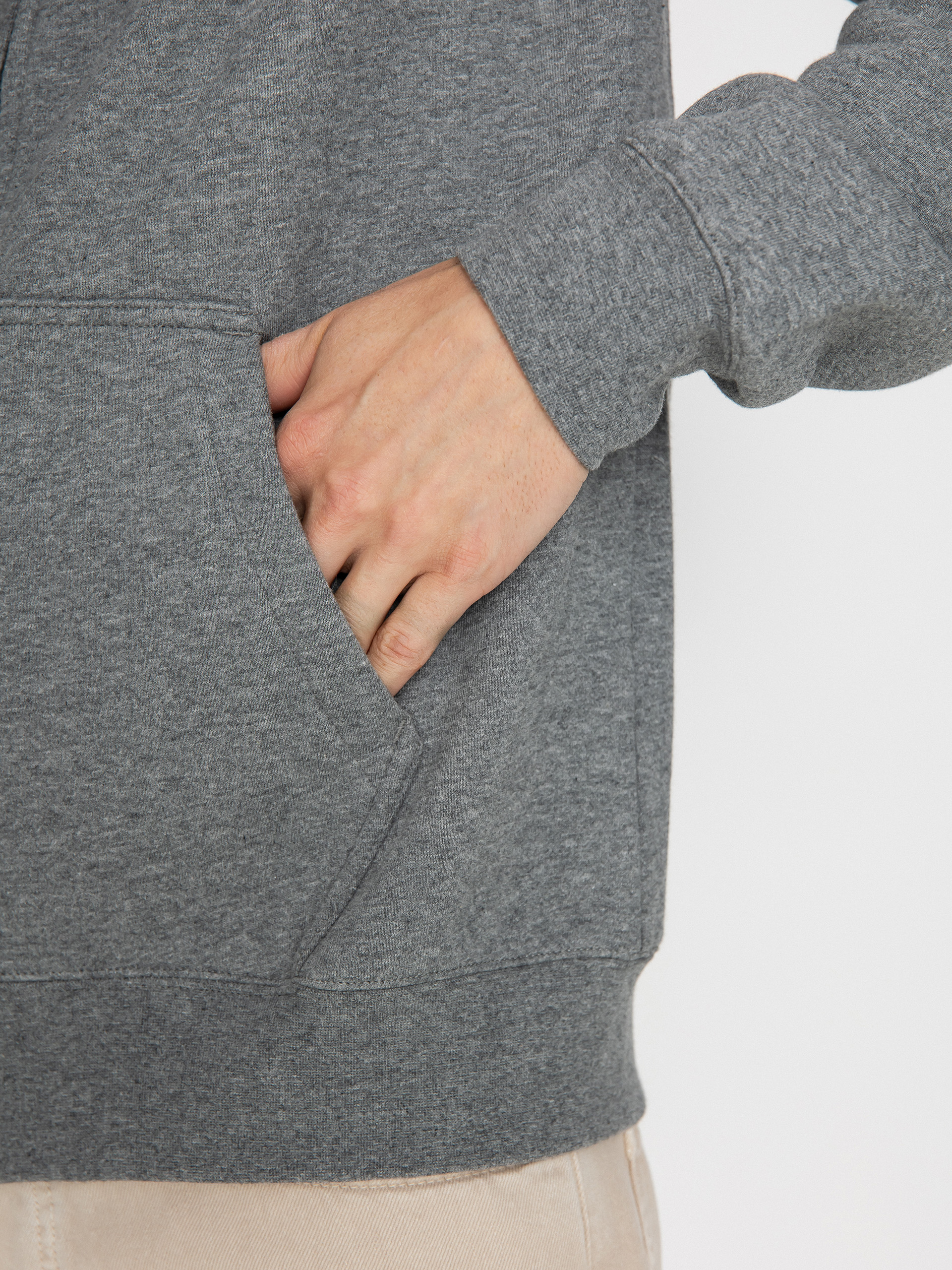 Суитшърт с качулка Fox Next Level ZHD (heather graphite)