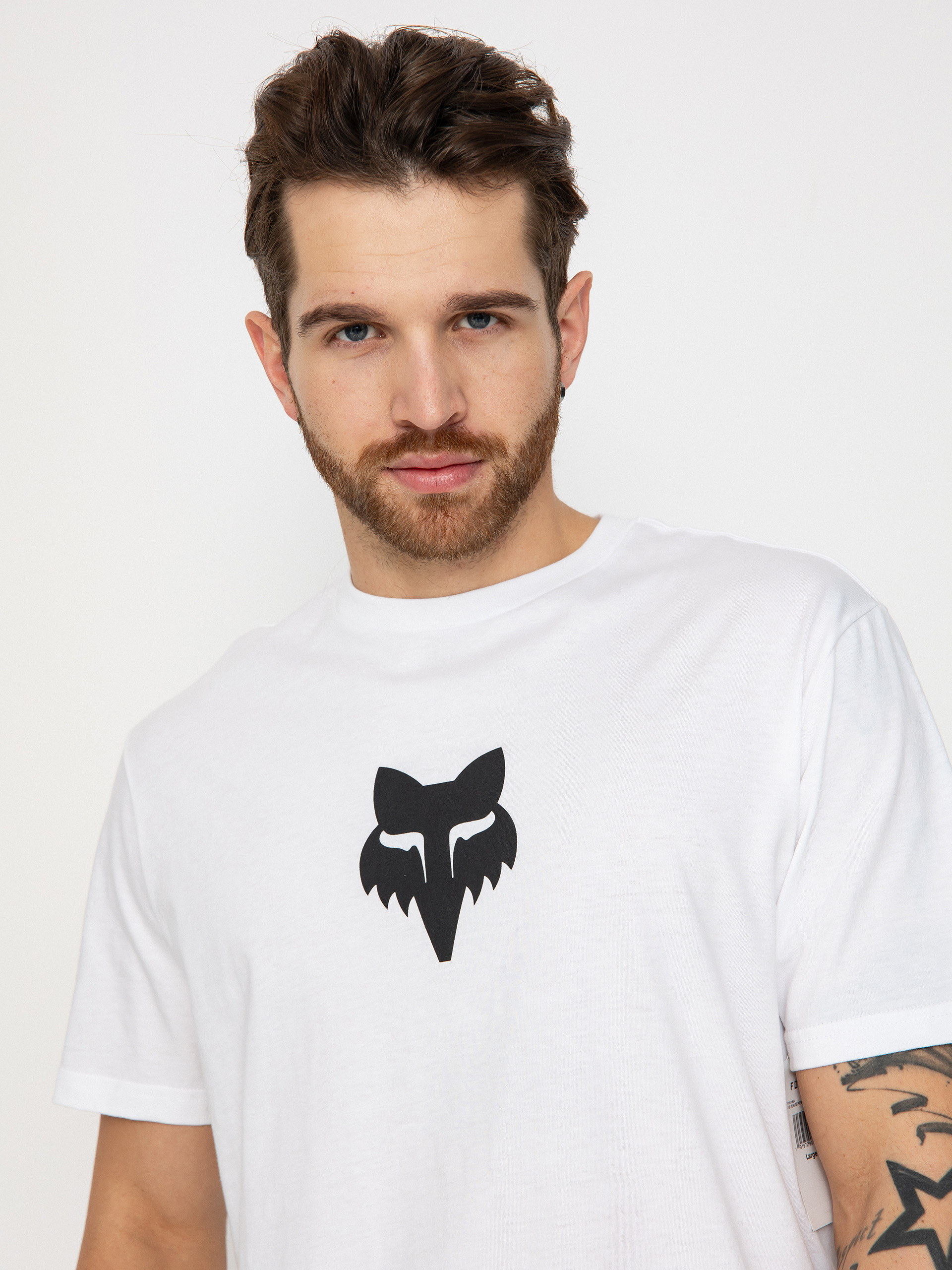Тениска Fox Fox Head Prem (optic white)