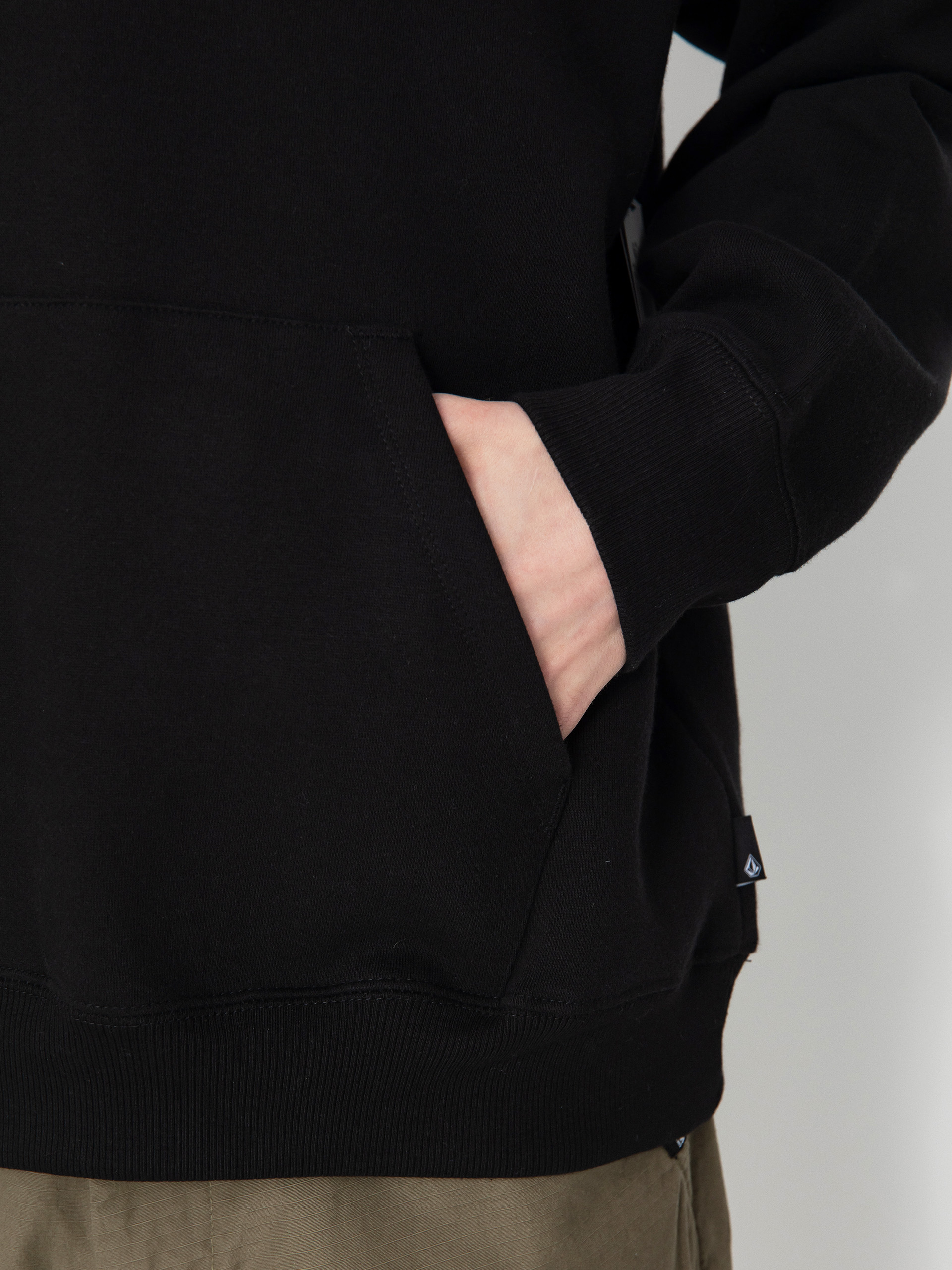 Суитшърт с качулка Volcom Volcom Stone HD (black)