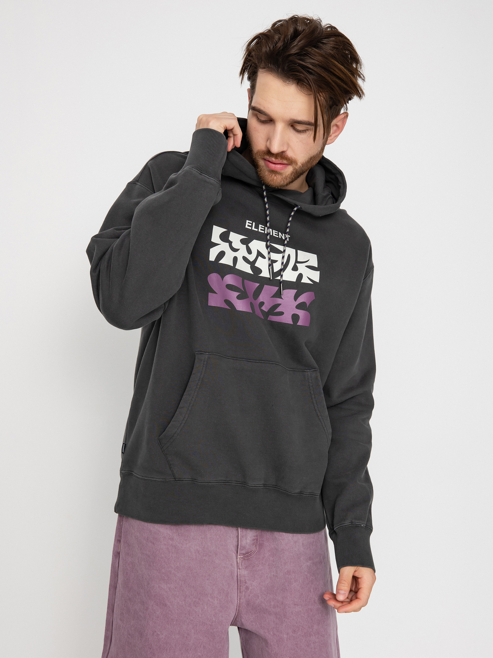 Суитшърт с качулка Element Texture HD