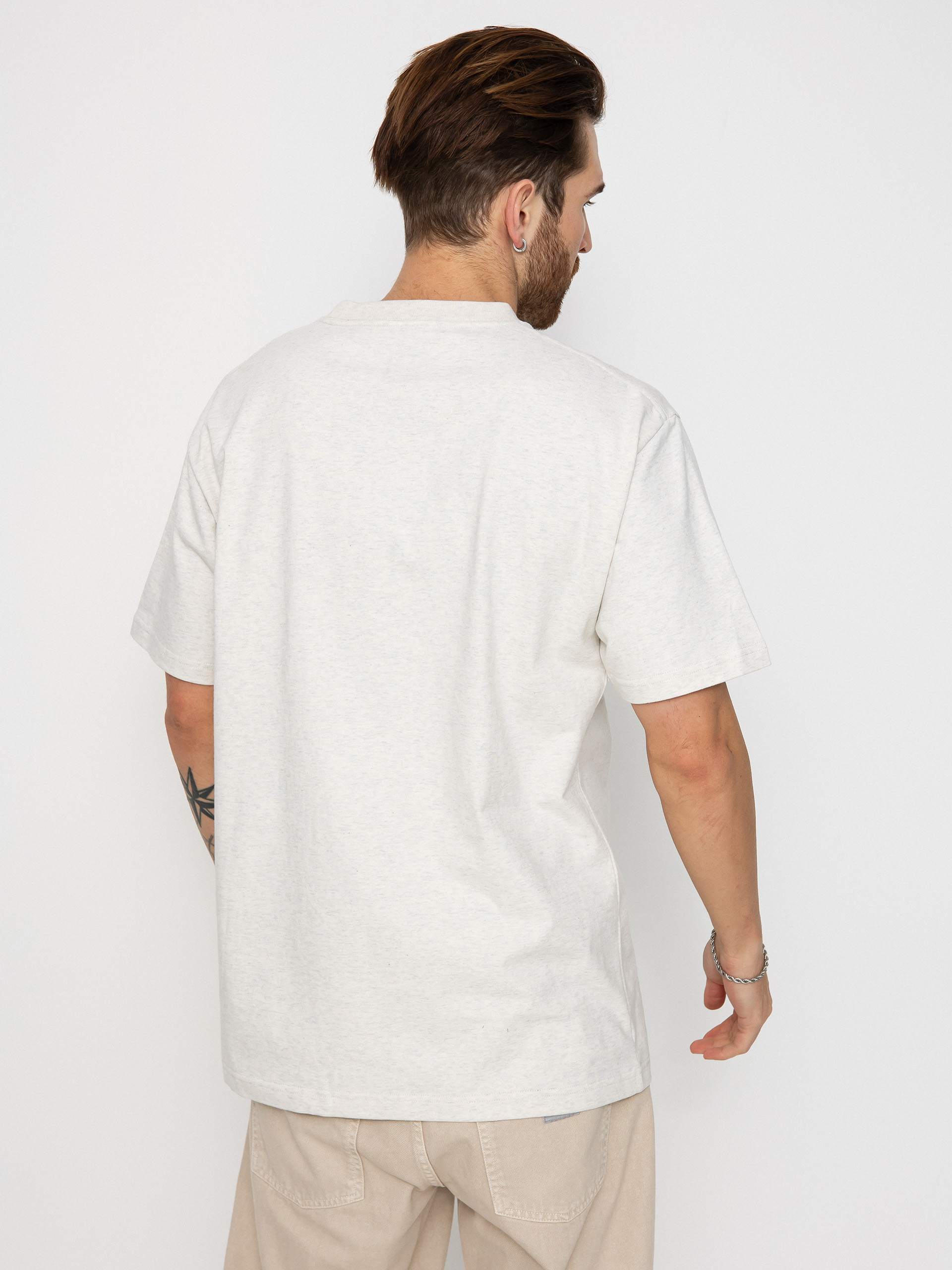 Тениска DC Showtime (snow heather)