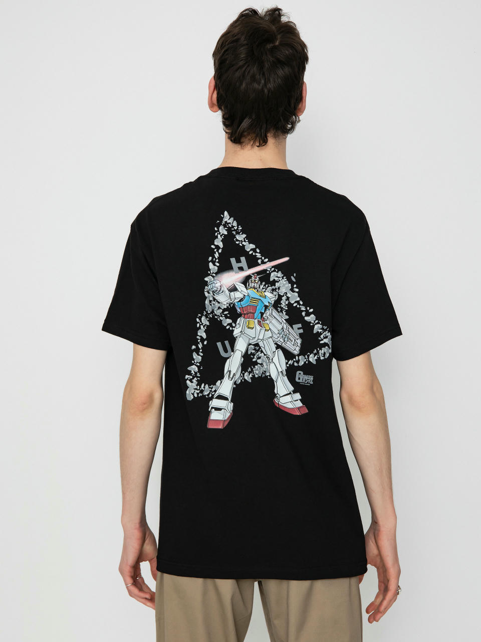 Тениска HUF X Gundam Wing Gundam TT (black)