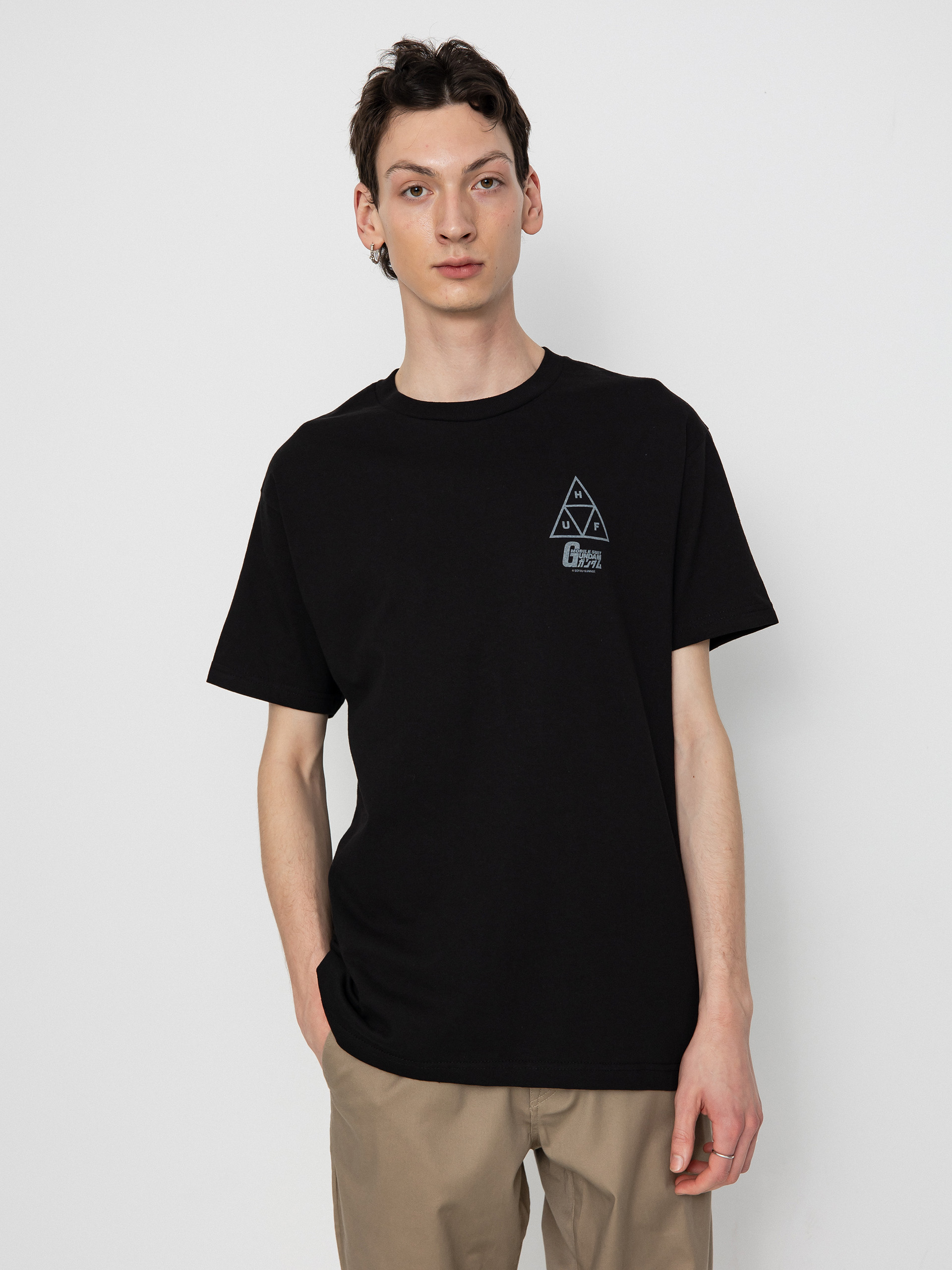 Тениска HUF X Gundam Wing Gundam TT (black)