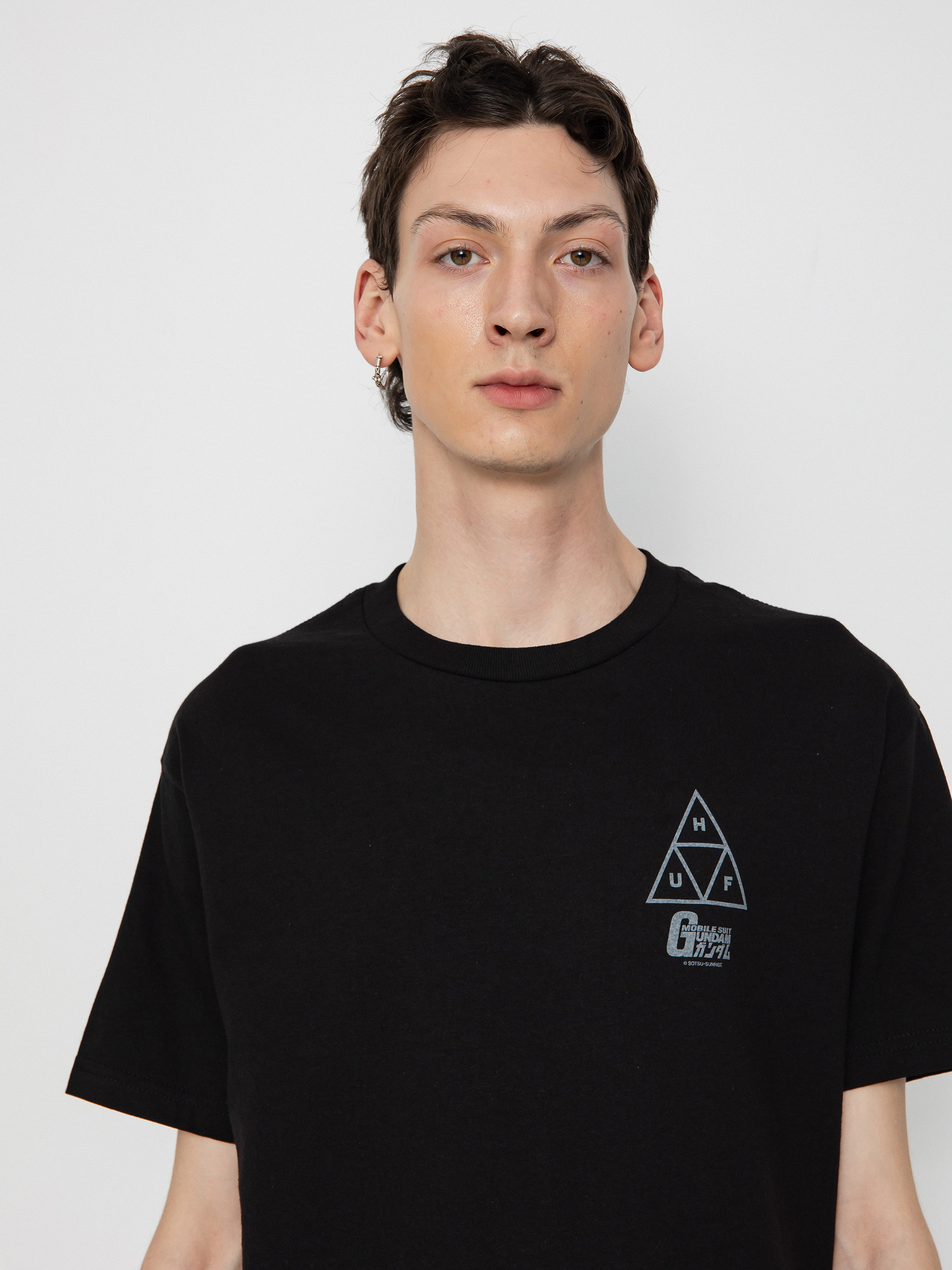Тениска HUF X Gundam Wing Gundam TT (black)