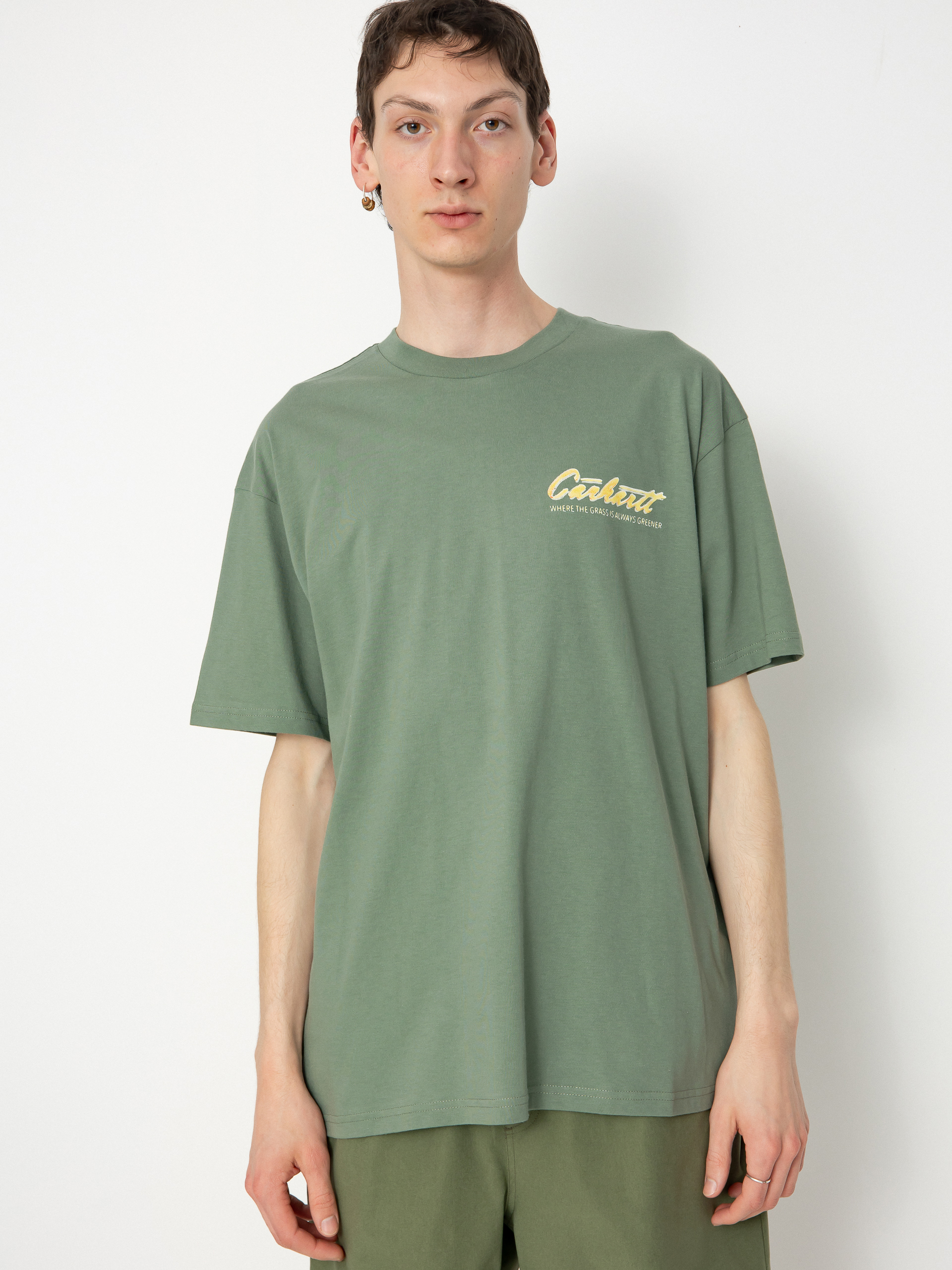 Тениска Carhartt WIP Green Grass (park)