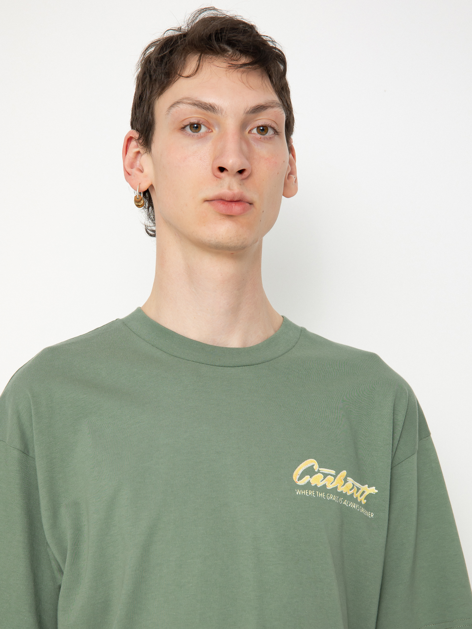 Тениска Carhartt WIP Green Grass (park)