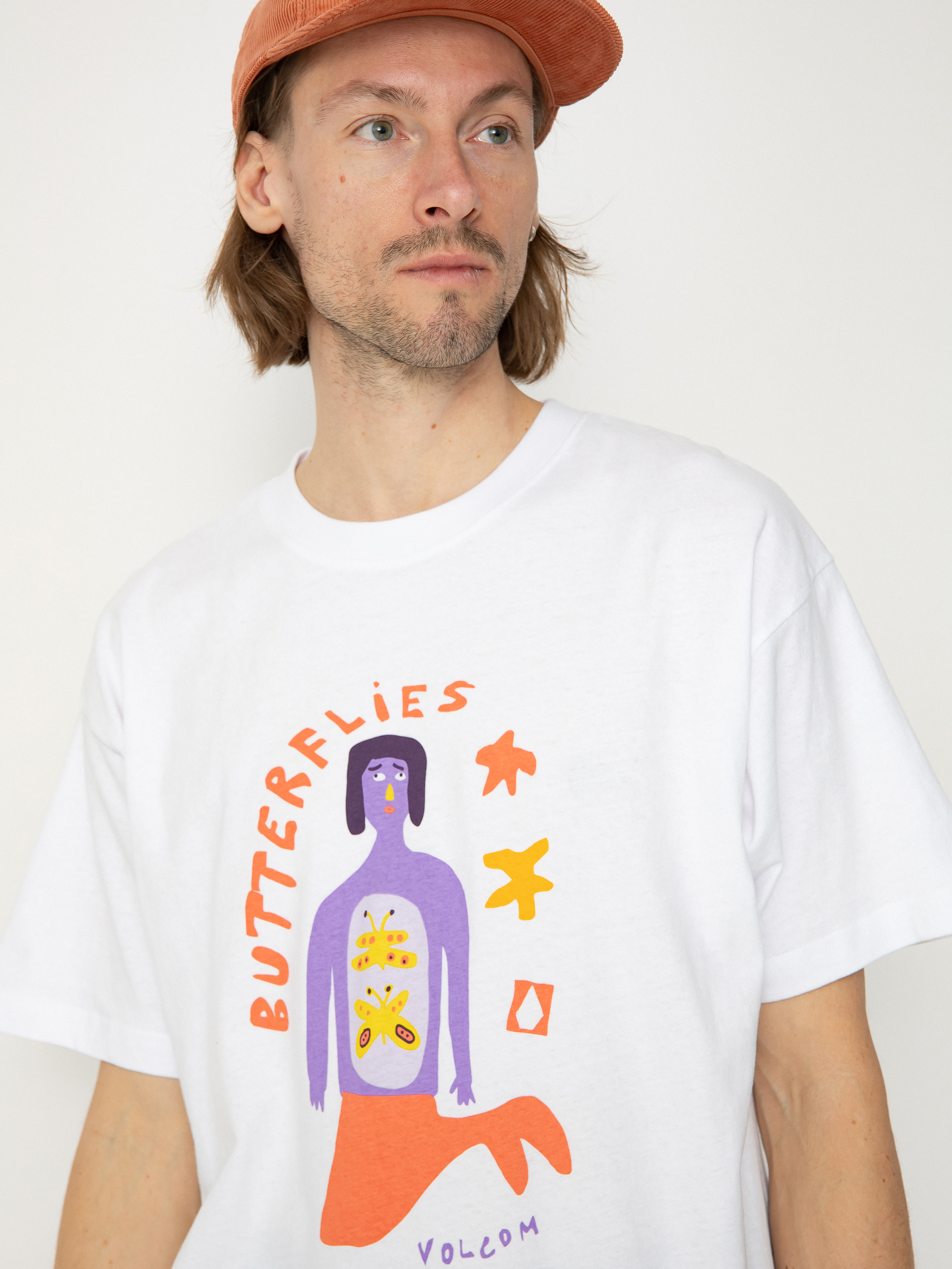 Тениска Volcom Fa Arthur Longo 2 Lse (white)