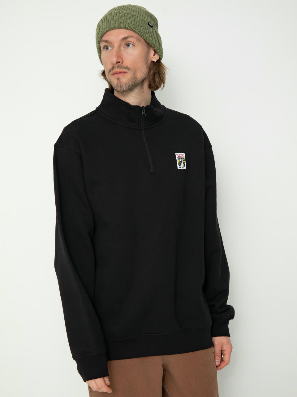 Суитшърт Vans Ave Q Zip (black)