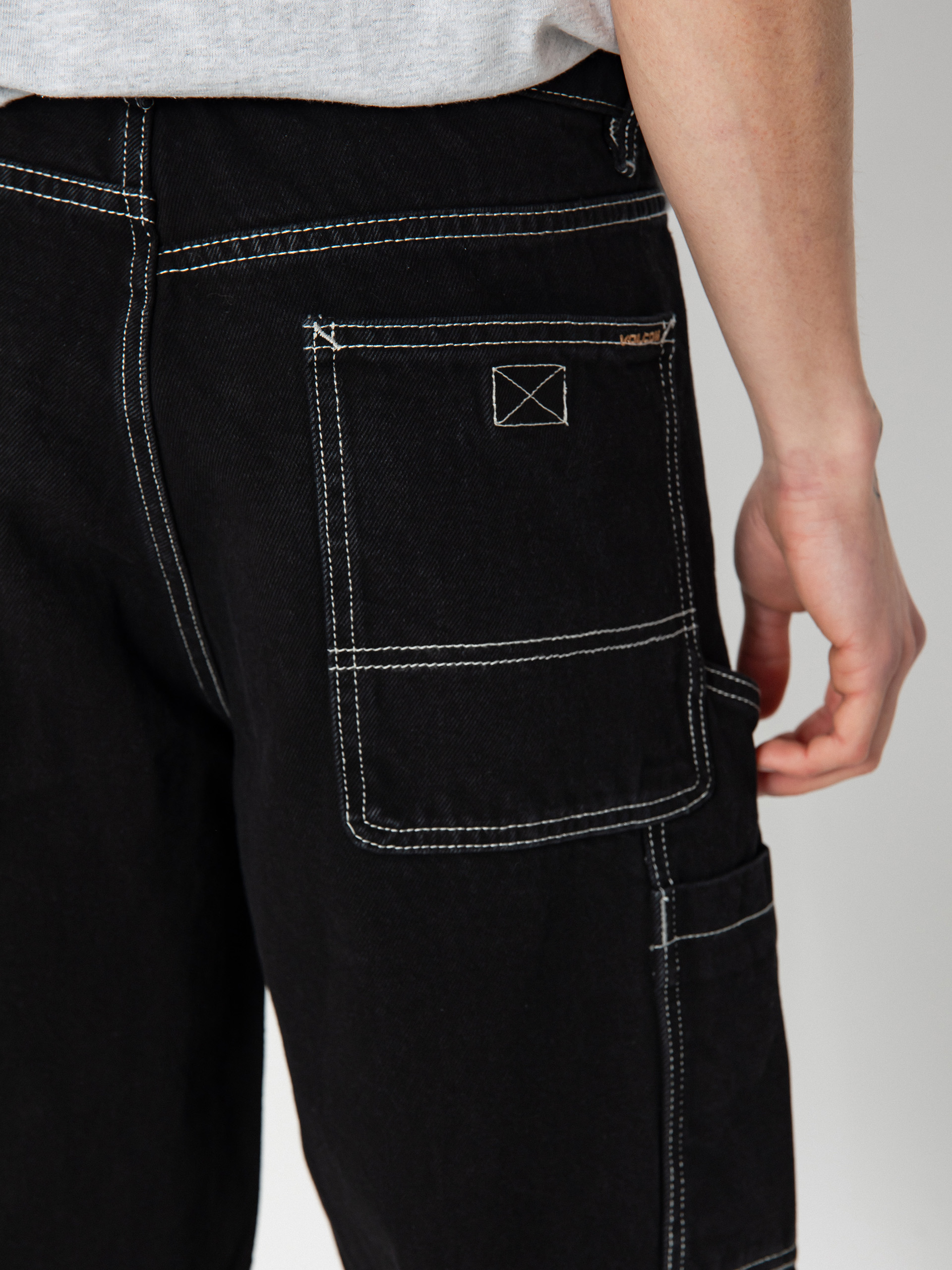 Къси панталони Volcom Labored Denim Utility (black)