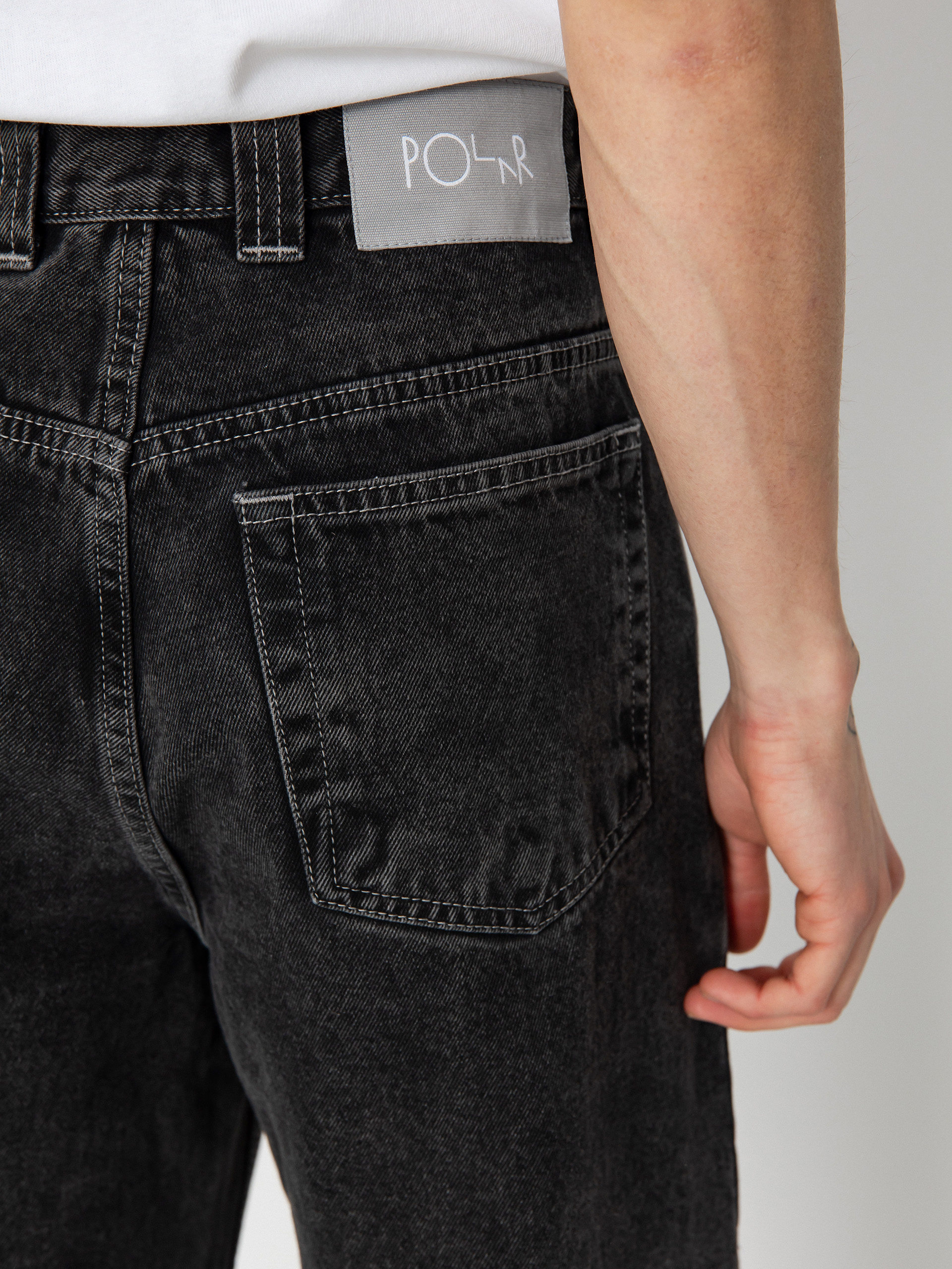 Панталони Polar Skate 93! Denim (silver black)