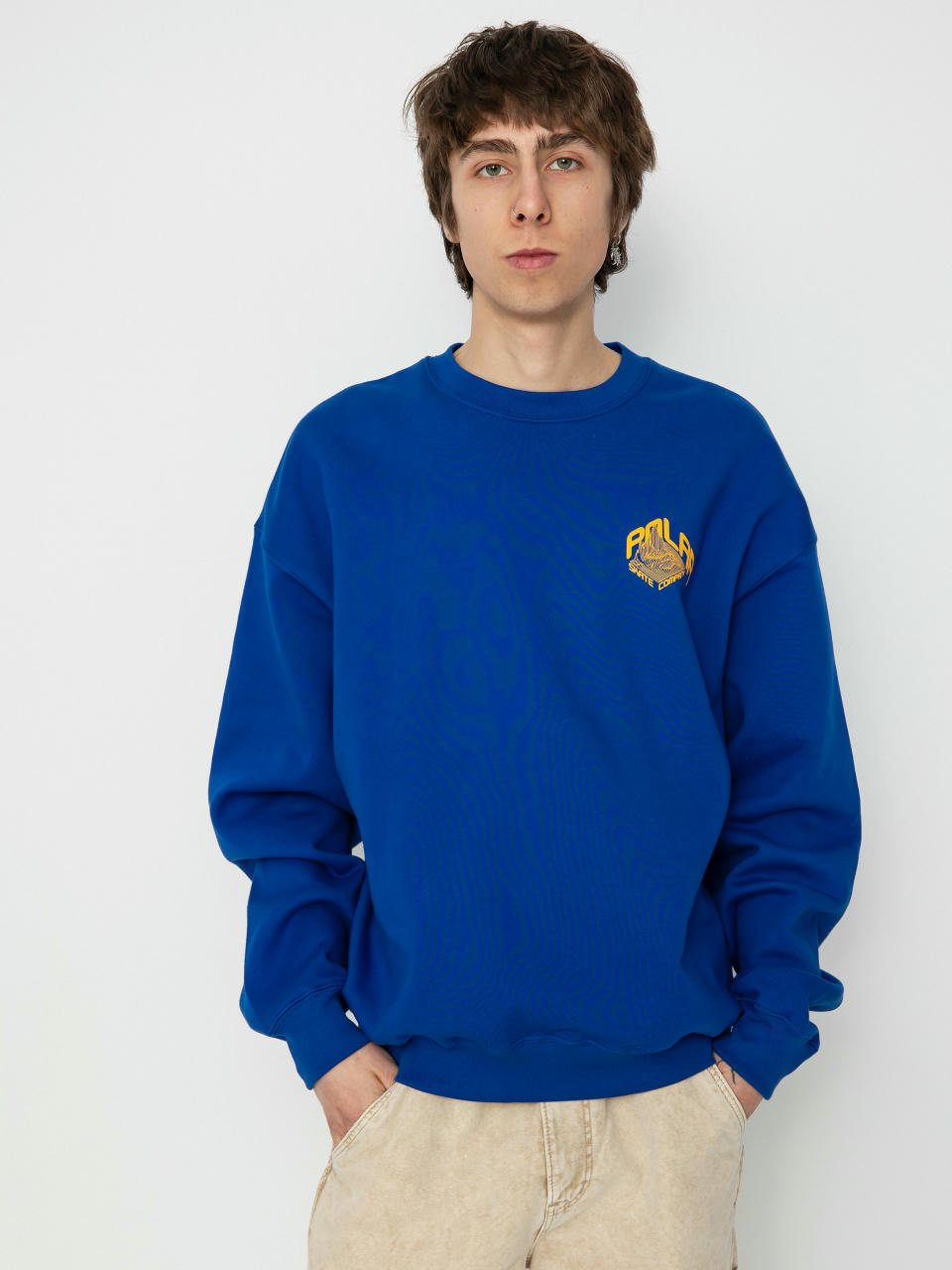 Суитшърт Polar Skate Dave Crewneck Graph (egyptian blue)