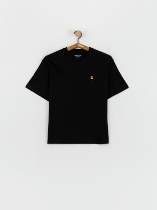 Тениска Carhartt WIP Chase Wmn (black/gold)