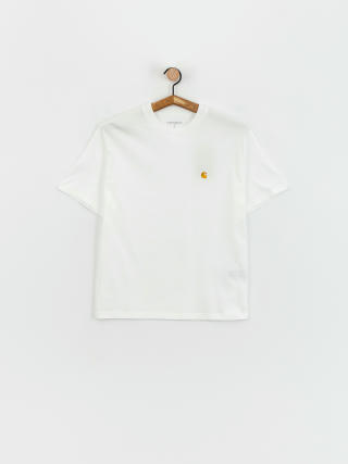 Тениска Carhartt WIP Chase Wmn (white/gold)