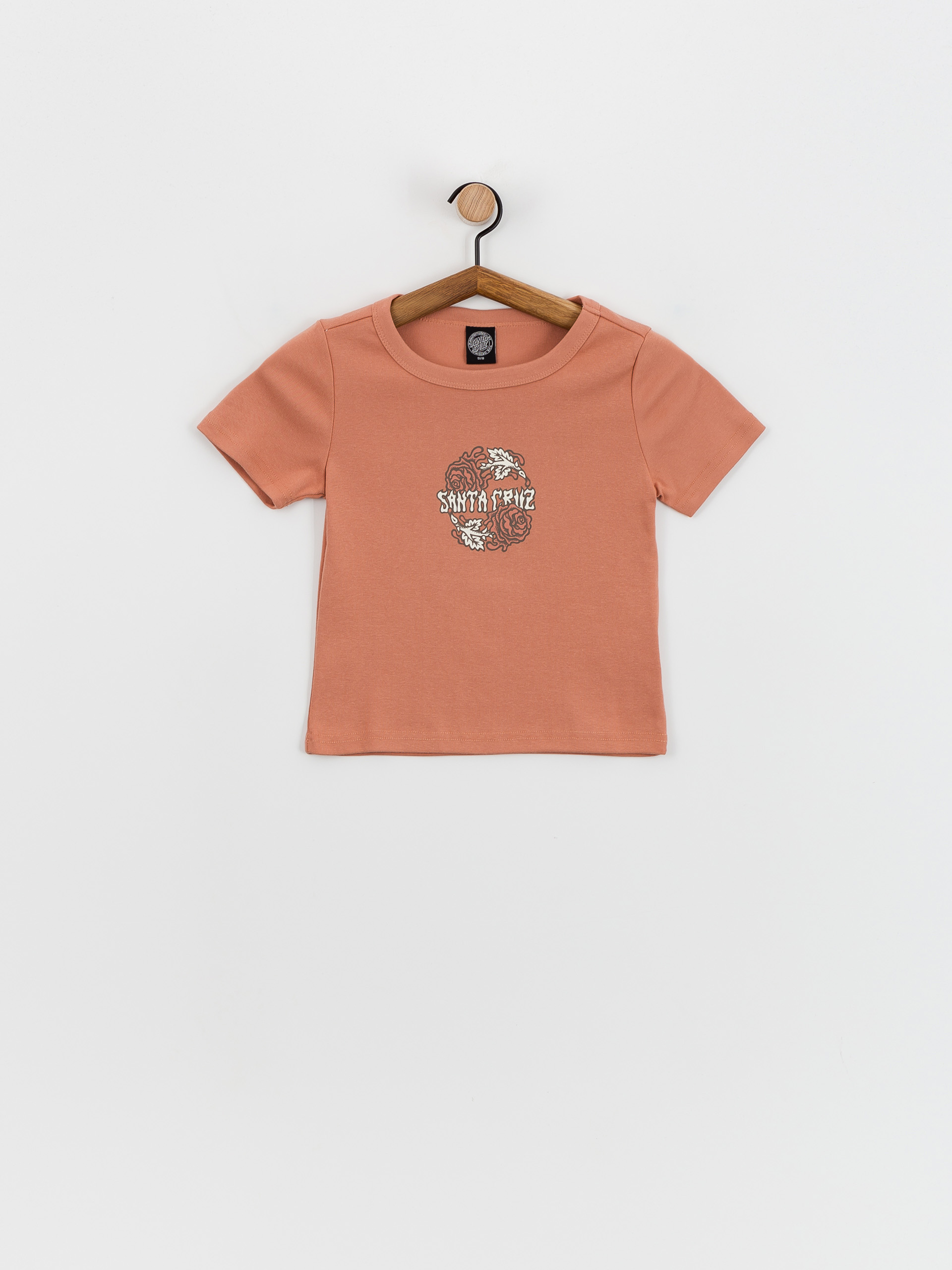 Тениска Santa Cruz Dressen Rose Crew Two Front Wmn (clay)