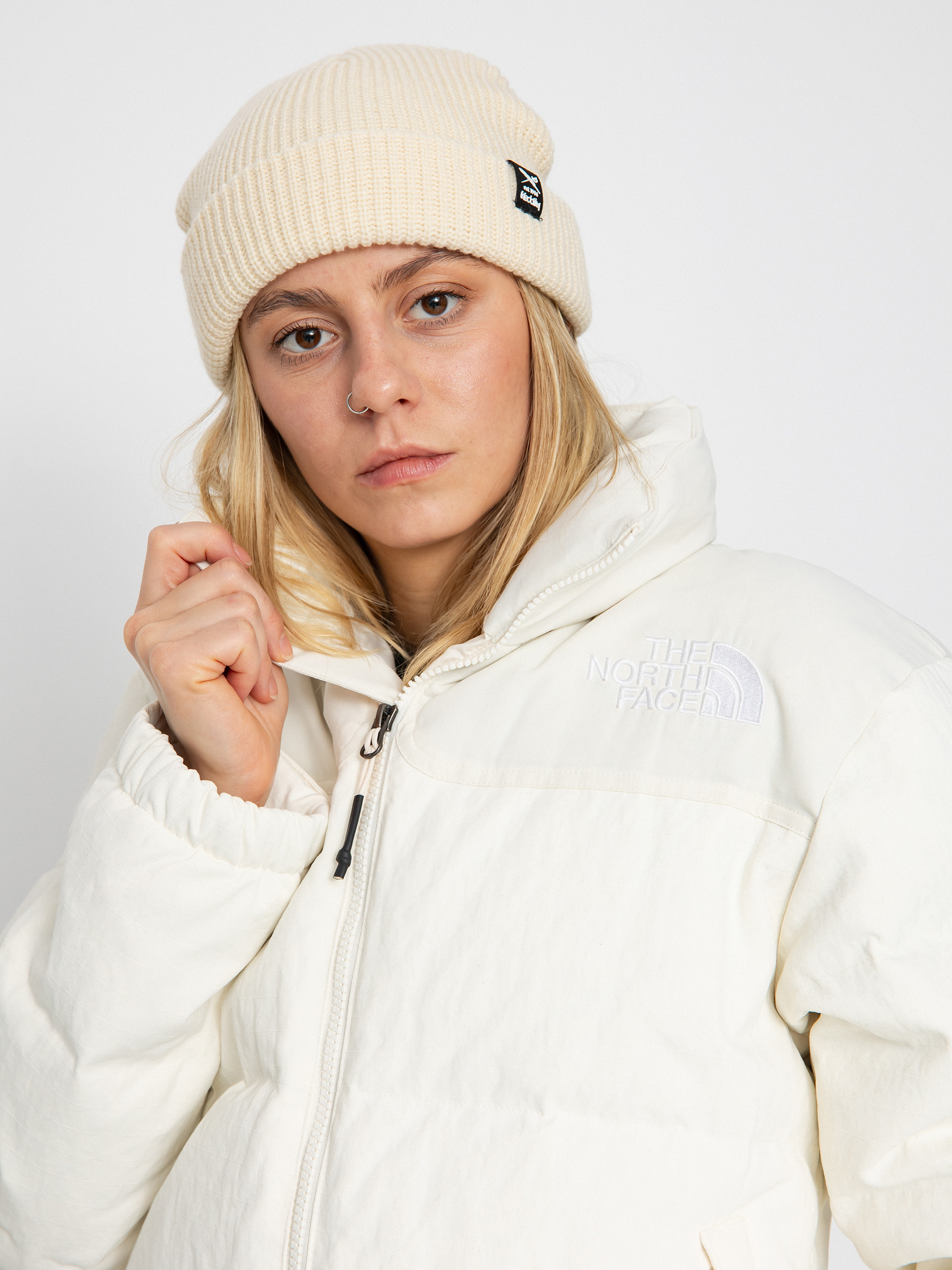 Яке The North Face 92 Ripstop Nuptse Wmn (white dune)