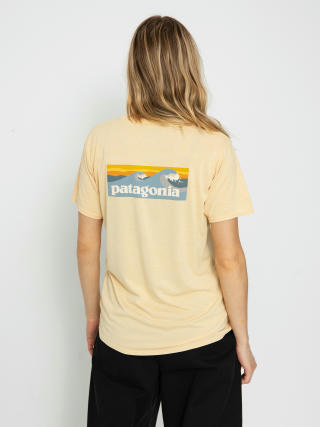 Тениска Patagonia Cap Cool Daily Graphic Wmn (boardshort logo sandy melon x-dye)