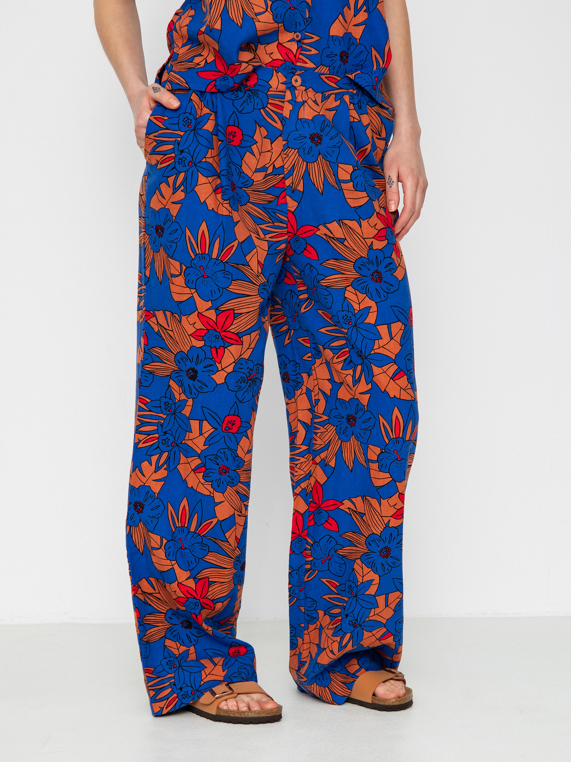 Панталони Brixton Mercado Linen Wmn